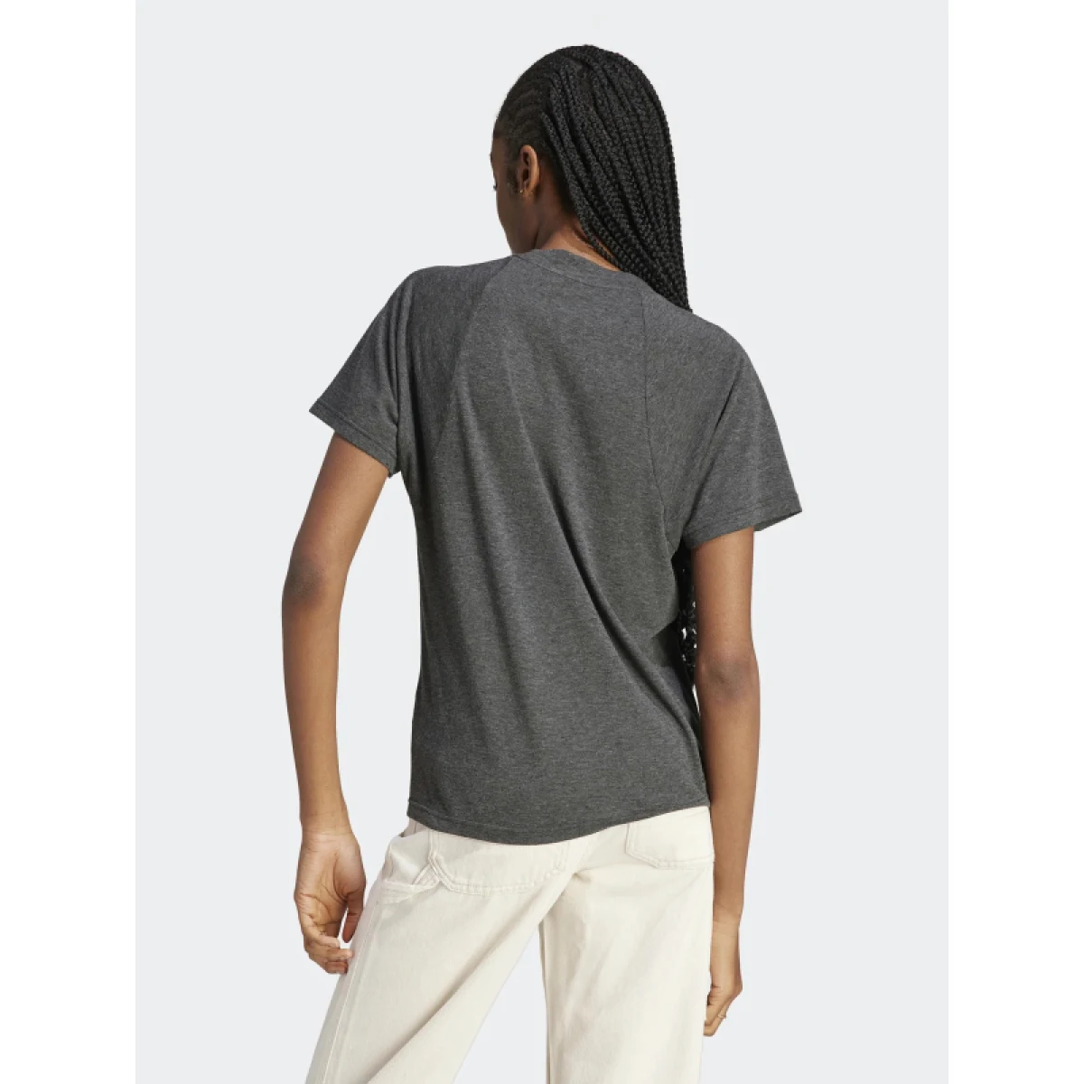 Dámske tričko s krátkym rukávom ADIDAS W WINRS 3.0 TEE-IM2423-black melange grey three, · záber 4