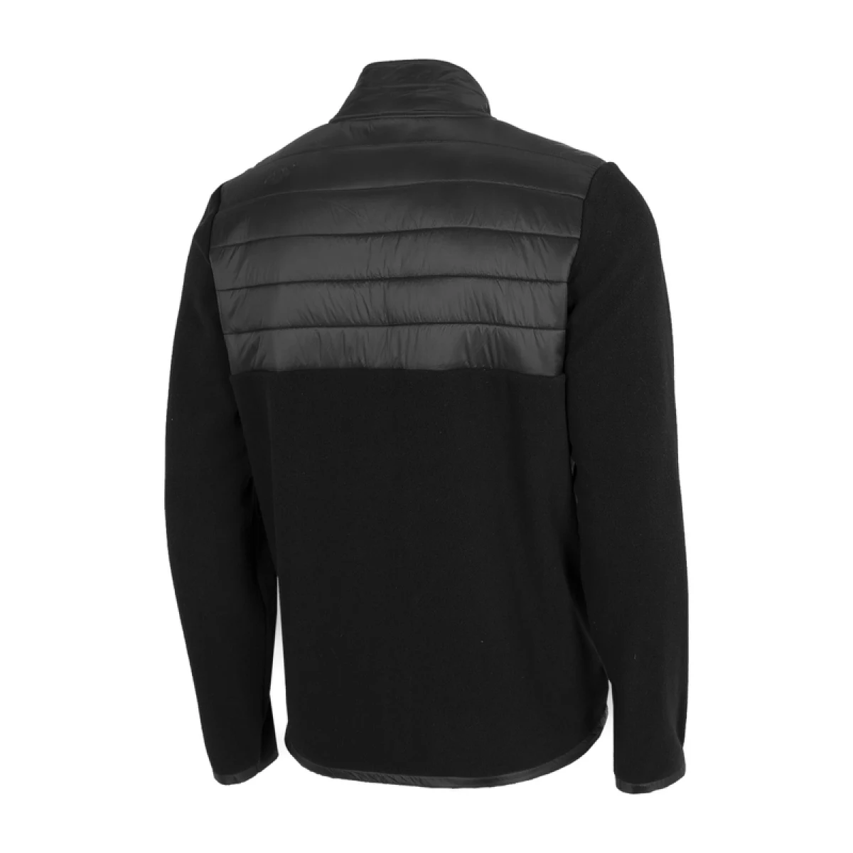 Pánska turistická flisová mikina so zipsom 4F MENS FLEECE PLM014A-20S-DEEP BLACK · záber 5