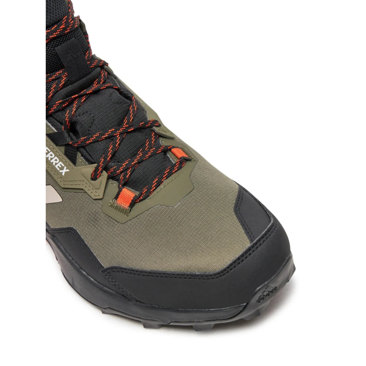 Pánska členková turistická obuv ADIDAS Terrex AX4 Mid GTX olive strata wonder beige core black · záber 5