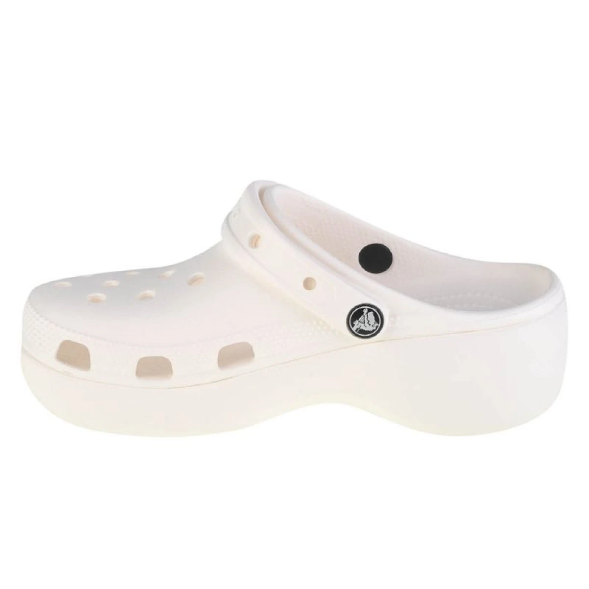 Dámske kroksy (rekreačná obuv) CROCS Classic Platform Clog W white · záber 3