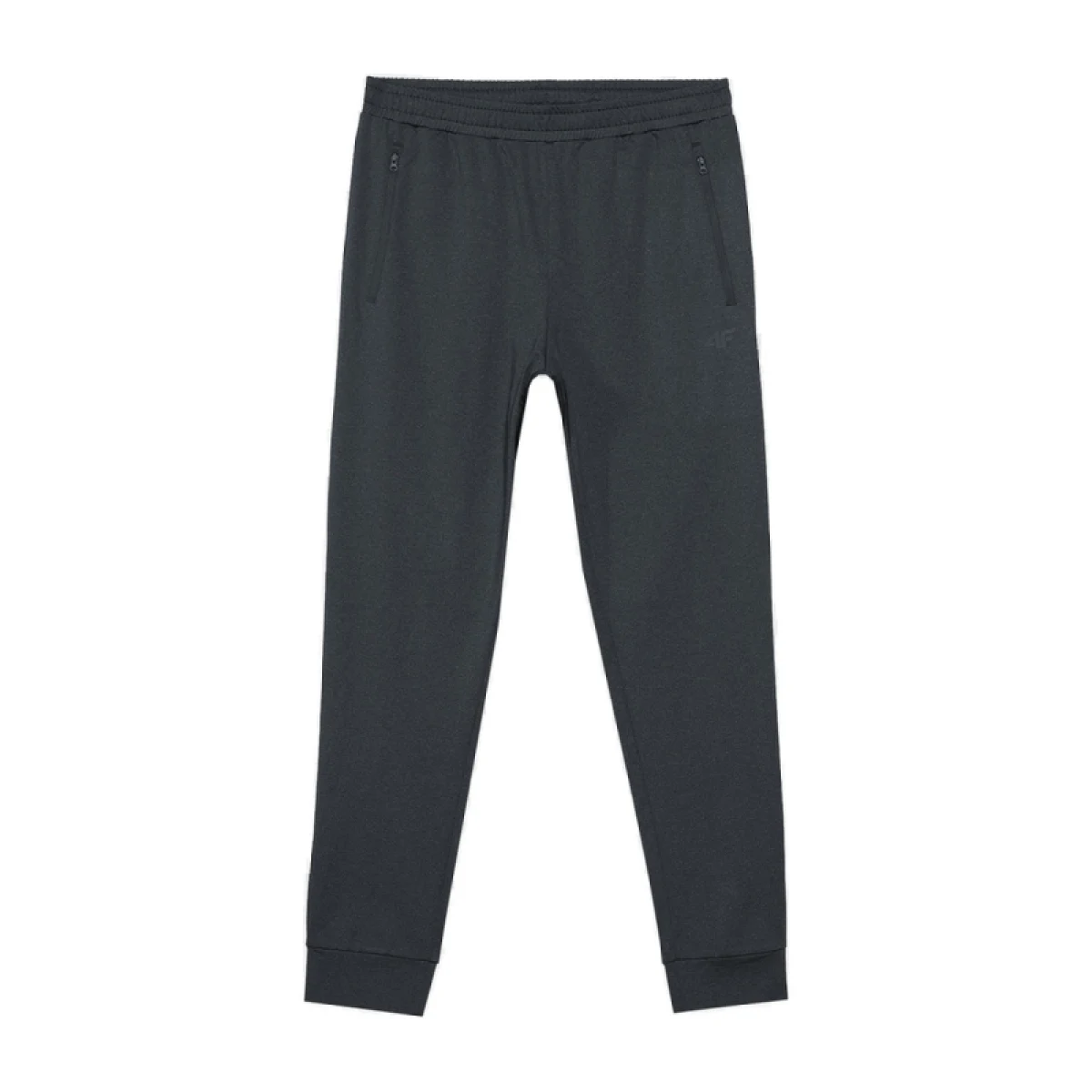 Pánske zateplené tepláky 4F TROUSERS FNK-WAW24TFTRM681-22M-ANTHRACITE MELANGE · záber 4