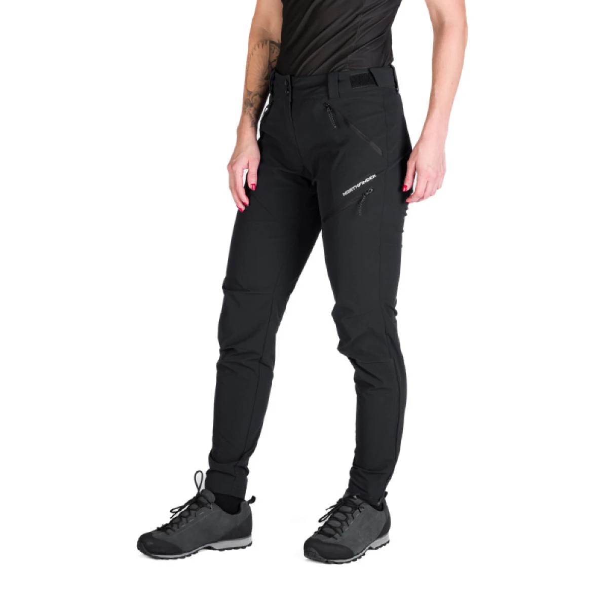Dámske turistické nohavice NORTHFINDER ROBYN-269black · záber 2