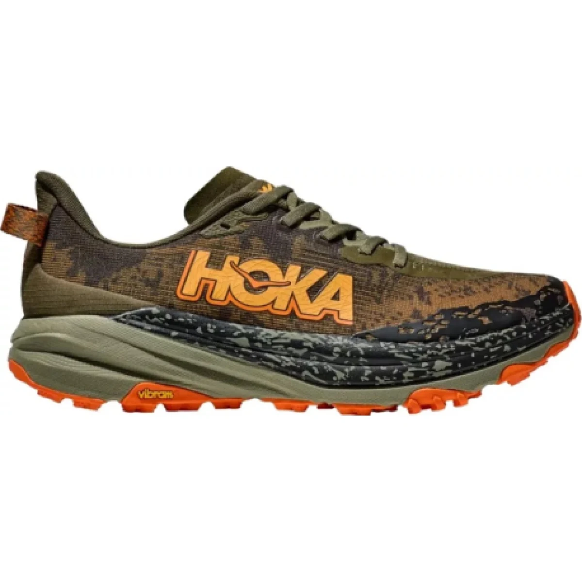Pánska bežecká trailová obuv HOKA Speedgoat 6 antique olive squash · záber 1