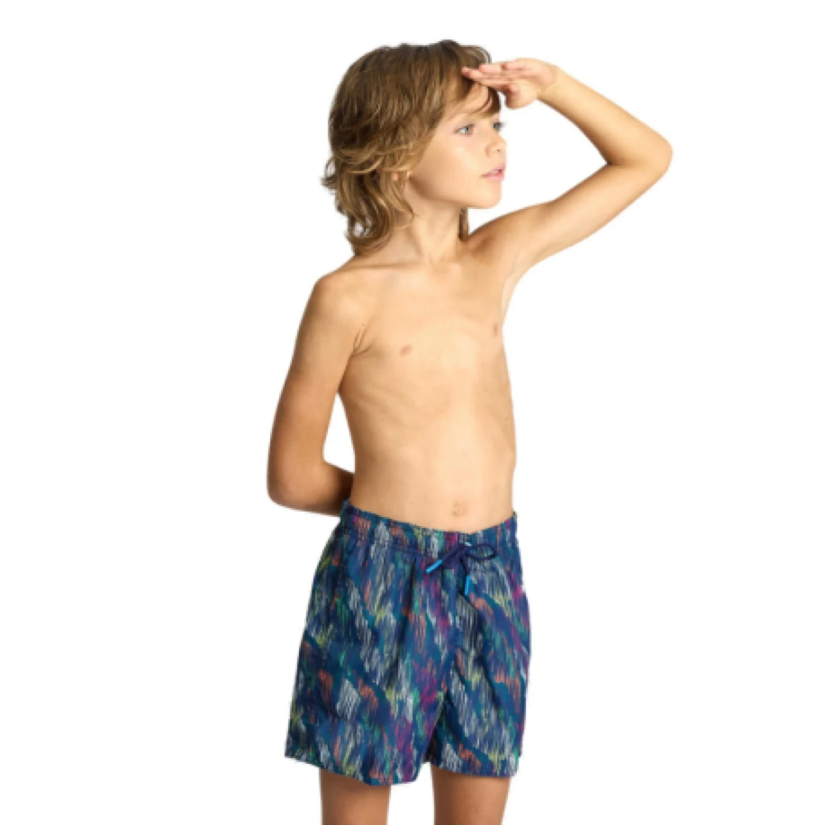Juniorské plavky ARENA BOYS BEACH BOXER ALLOVER · záber 1
