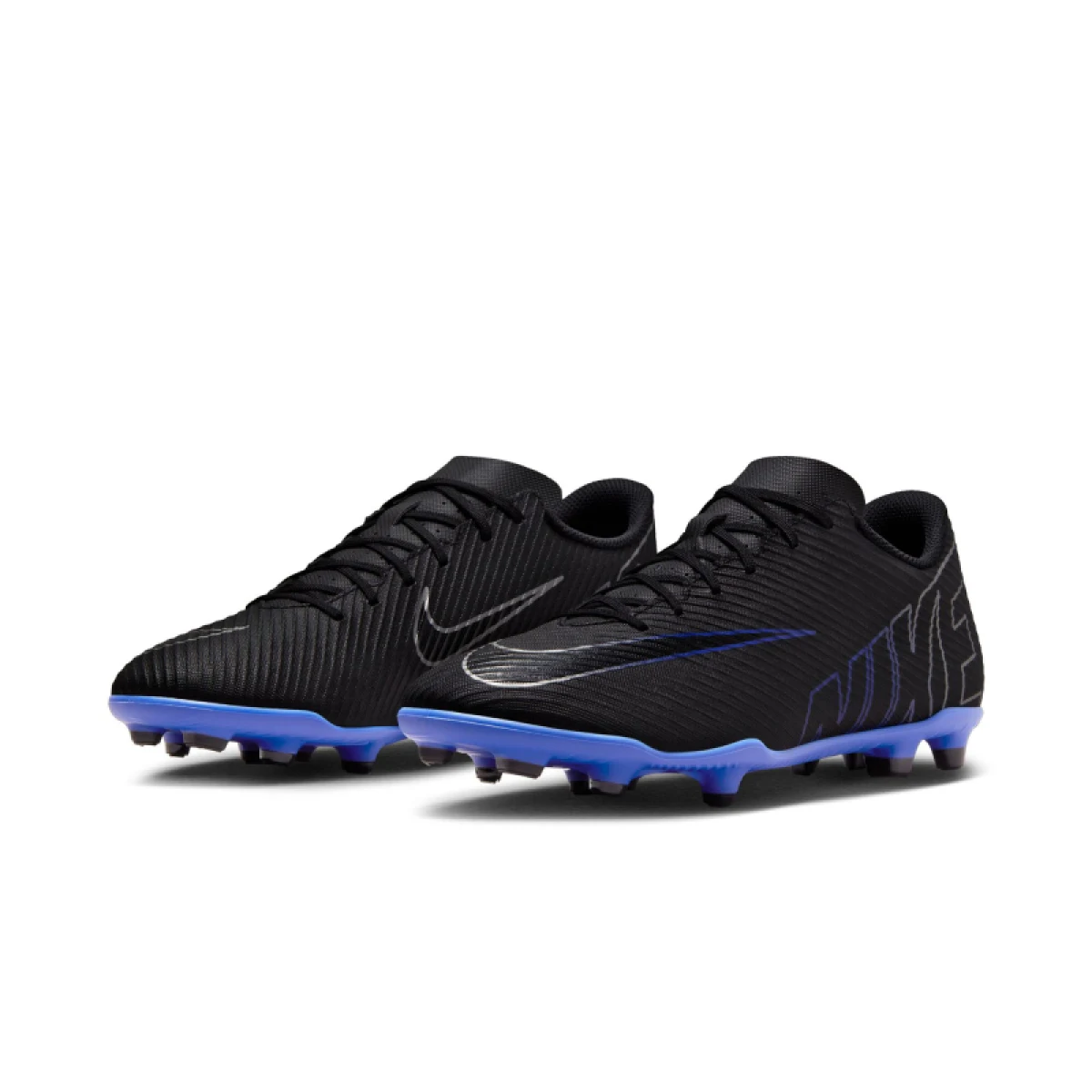 Pánske futbalové kopačky outdoorové NIKE Mercurial Vapor 15-24 Club M FG black hyper royal chrome · záber 3