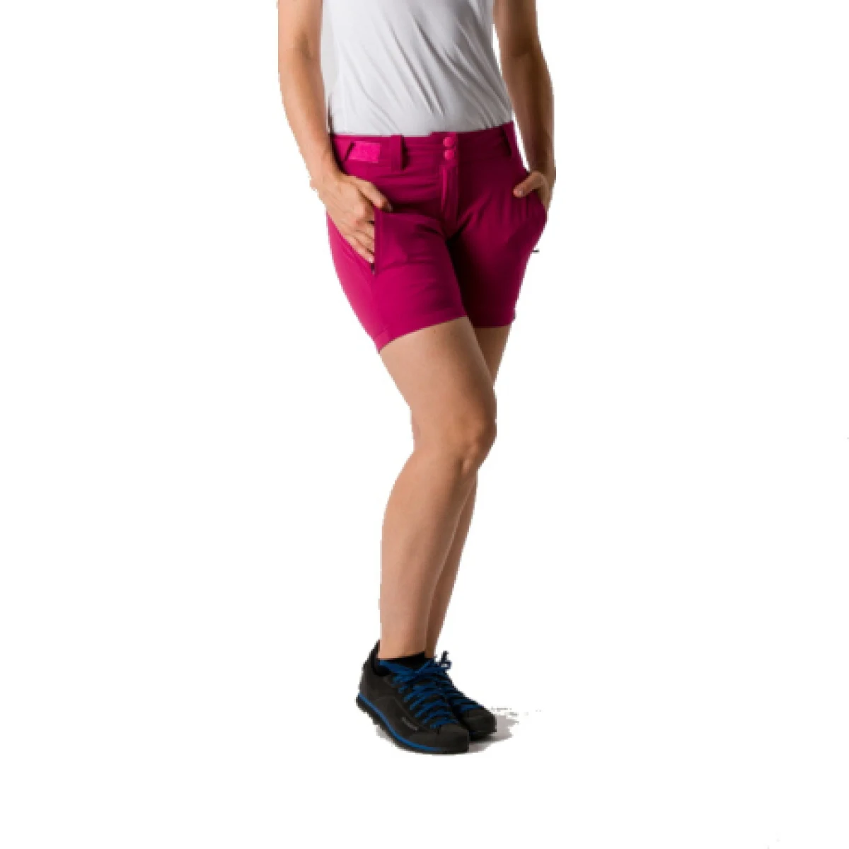Dámske turistické kraťasy NORTHFINDER CHARLI -BE-4360OR2 510-cherry · záber 1