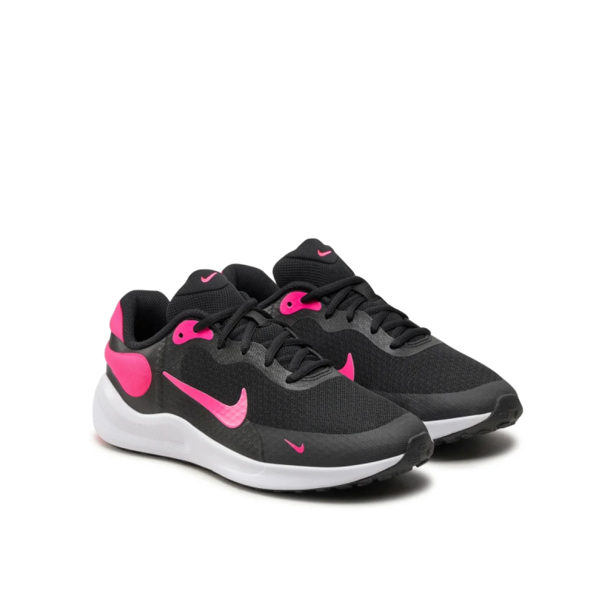 Dievčenská športová obuv (tréningová) NIKE Revolution 7 Jr black hyper pink white · záber 2