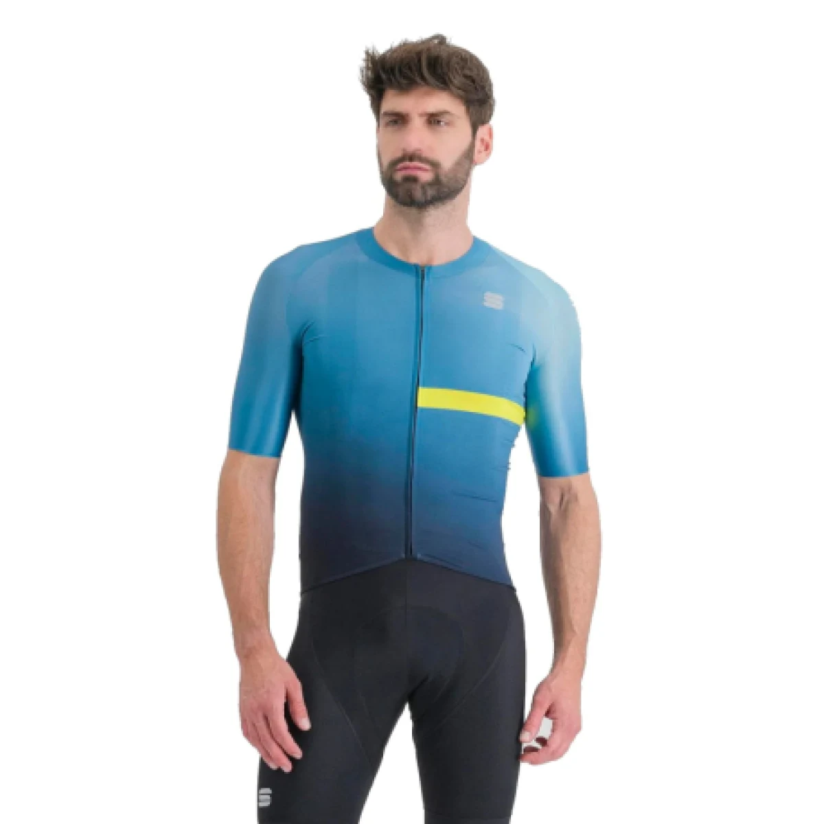 Pánsky cyklistický dres s krátkym rukávom SPORTFUL Bomber jersey, berry blue cedar · záber 1