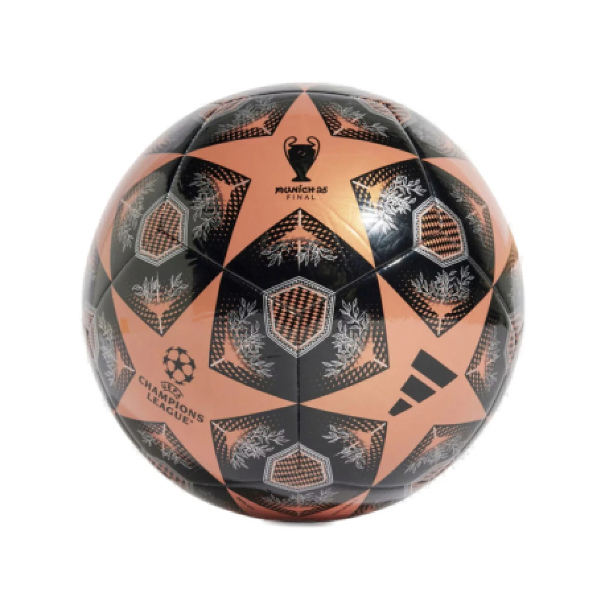 Futbalová lopta ADIDAS UCL CLB METCOP BLACK SILVMT · záber 1