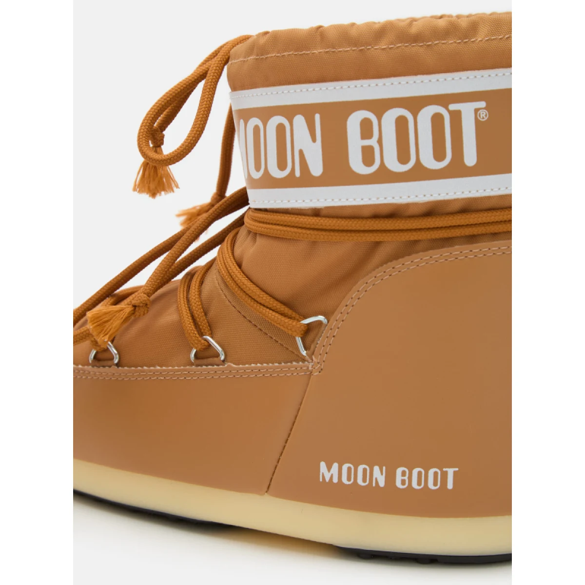 Členkové zimné topánky MOON BOOT MB ICON LOW NYLON, M008 COGNAC · záber 4