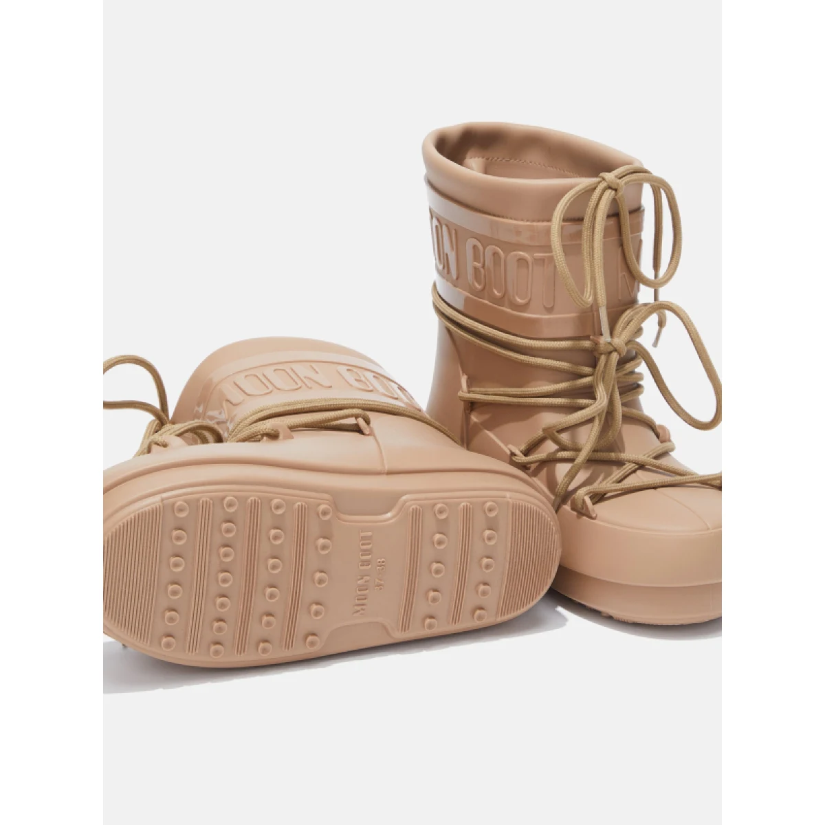 Dámske gumáky MOON BOOT RAIN BOOTS LOW, 003 praline · záber 4