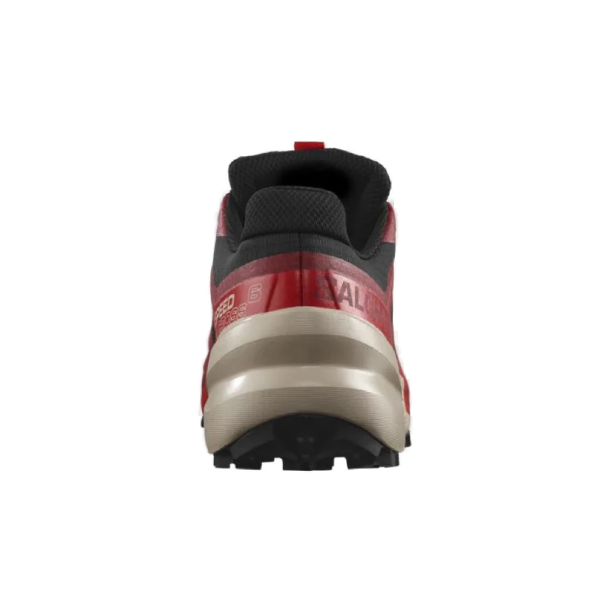 Pánska bežecká trailová obuv SALOMON Speedcross 6 GTX black red dalhia poppy red · záber 4