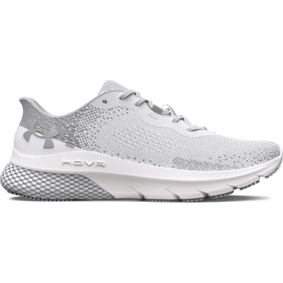 Dámska bežecká obuv UNDER ARMOUR UA W HOVR Turbulence 2 white white metallic silver · záber 1