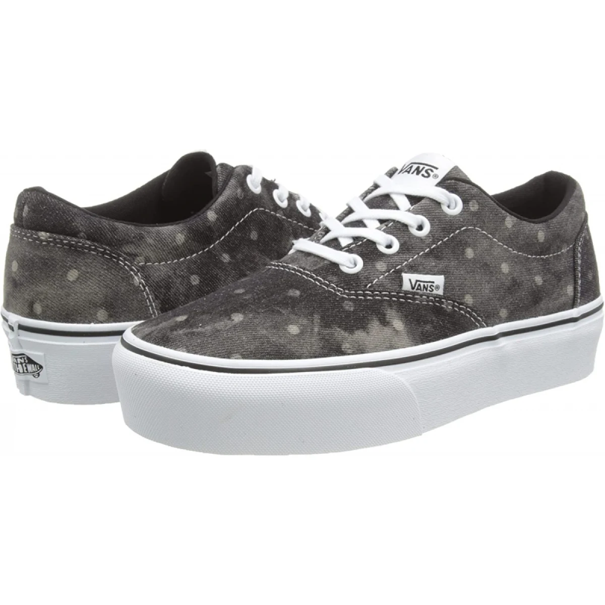 Dámska rekreačná obuv VANS WM Doheny Platform (Denim Dots) black white · záber 4