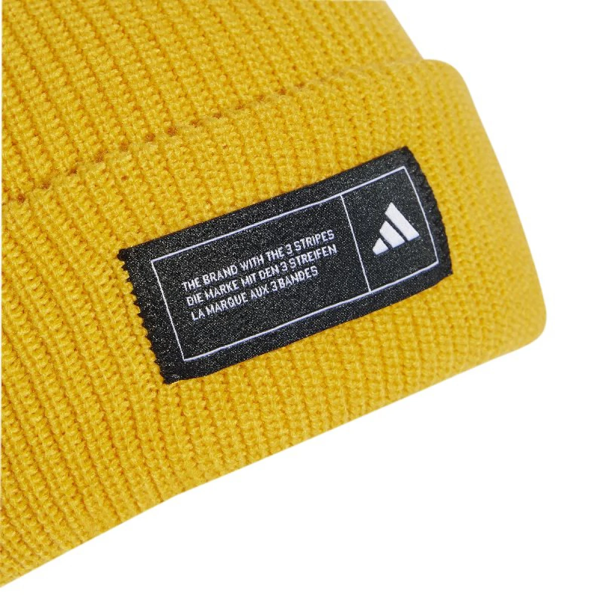 Zimná čiapka ADIDAS ESS BEANIE CUFF ACTGOL BLACK WHITE · záber 3