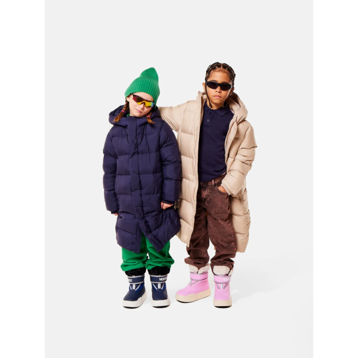 Juniorské vysoké zimné topánky MOON BOOT MB JR PARK STRAP-J001 PINK · záber 5