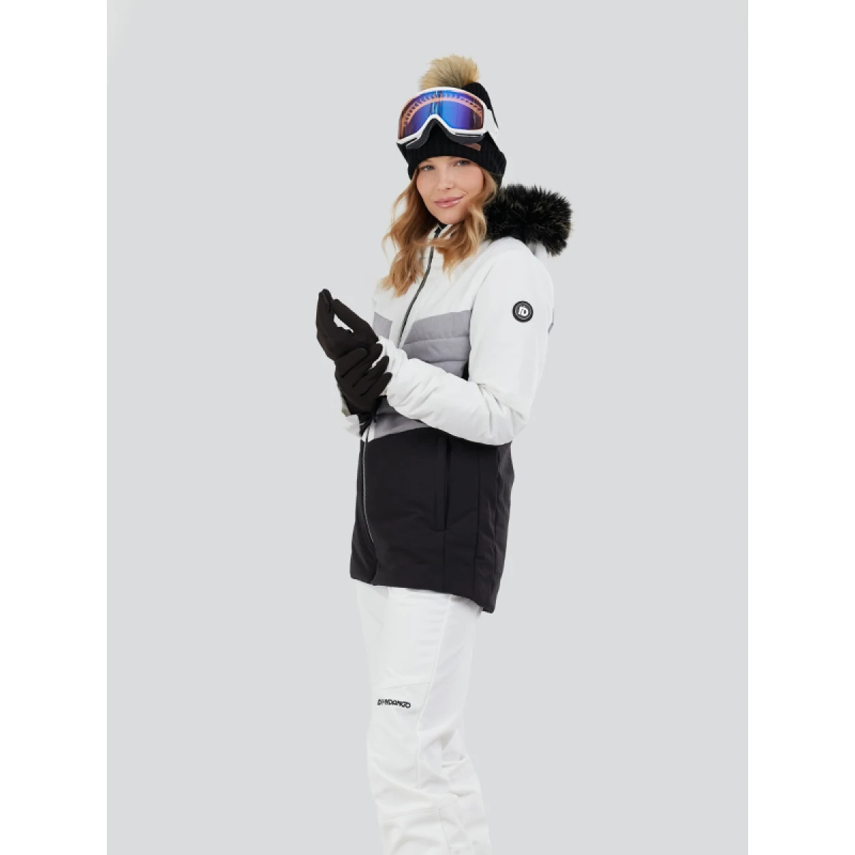 Dámska lyžiarska bunda FUNDANGO Salina Padded Jacket-100-white · záber 2