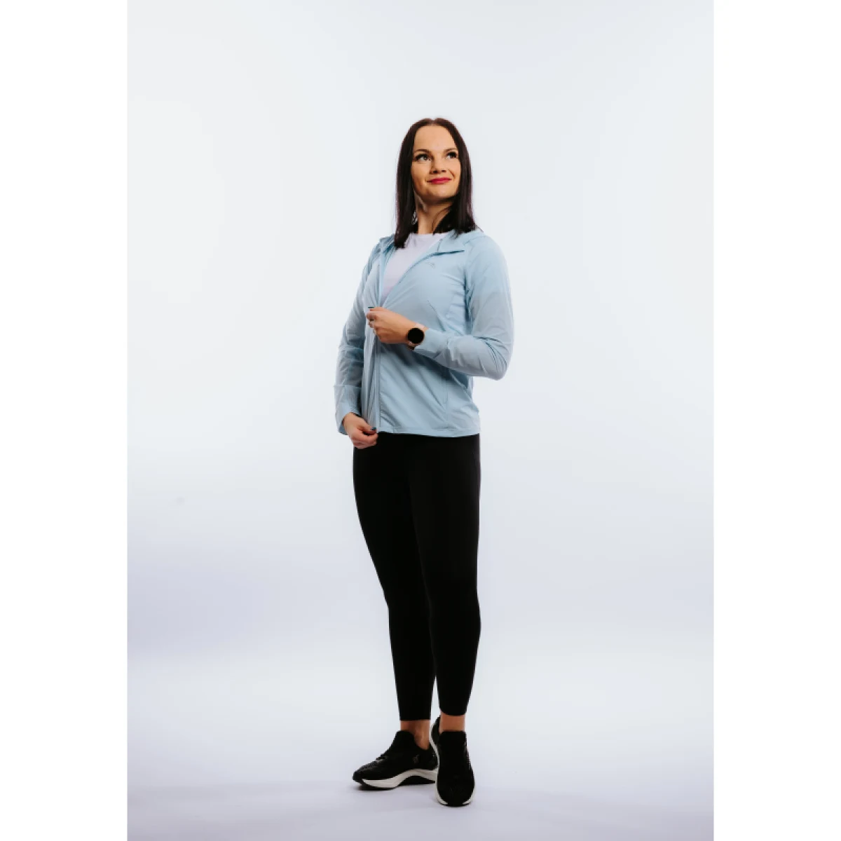 Dámska bežecká bunda ANTA Woven Track Top-862225601-4-SS22_Q2-Sky Blue · záber 3