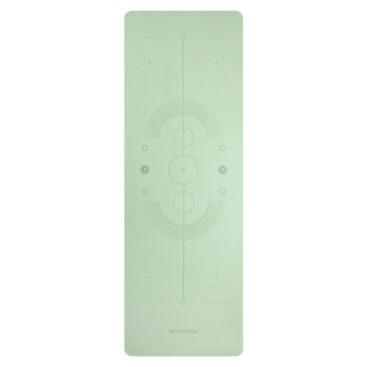 Fitness podložka SPOKEY MANDALA mat 183 x 61 x 0,4 cm green · záber 3
