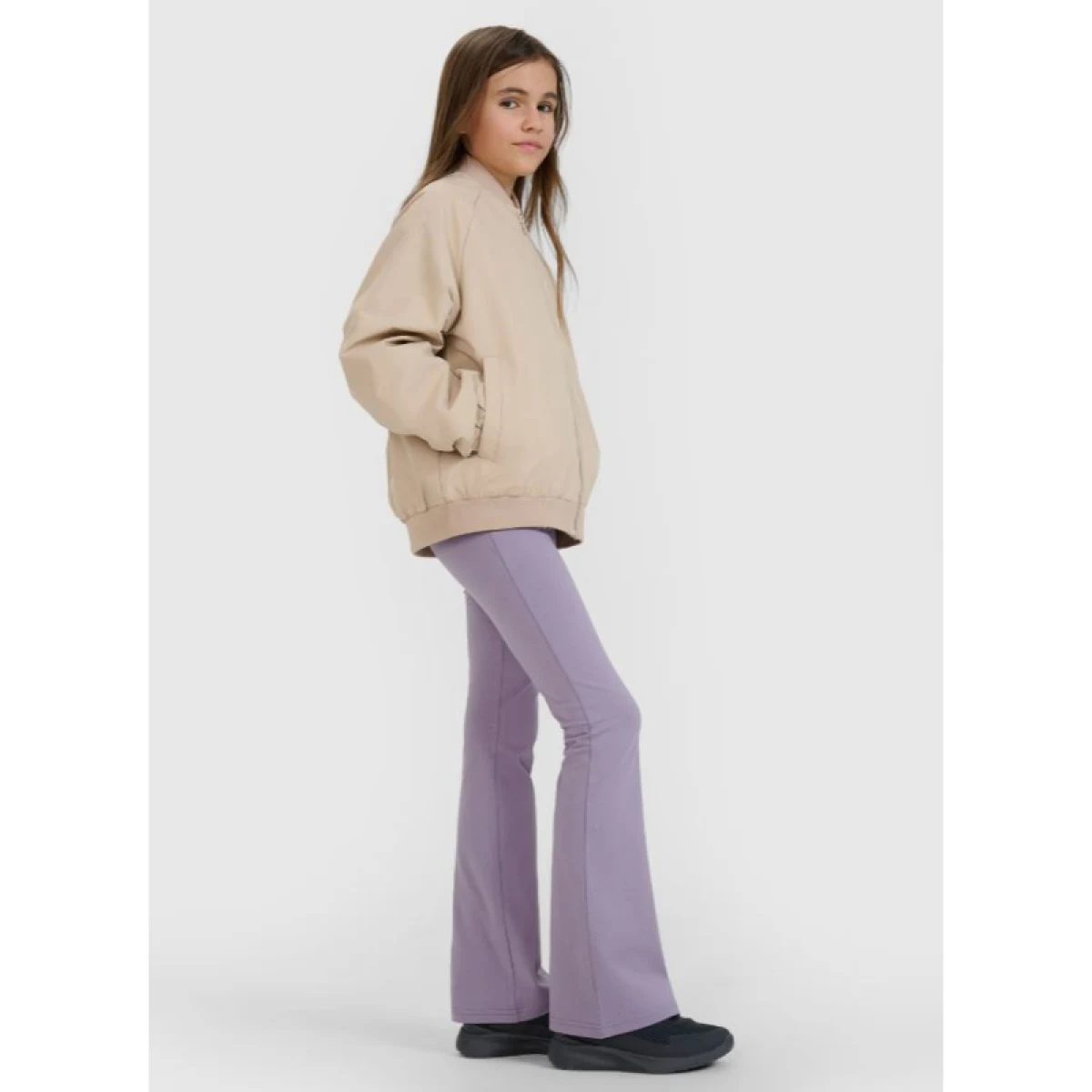 Dievčenská bunda 4F JUNIOR JACKET F184-82S-LIGHT BROWN · záber 3