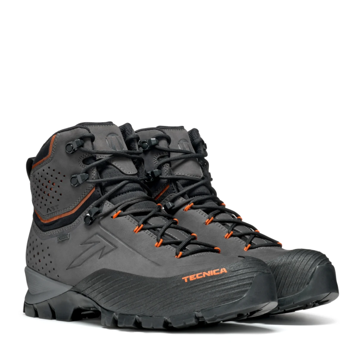 Pánska vysoká turistická celokožená obuv TECNICA Forge 2.0 GTX Ms, deep grey ultra orange · záber 4