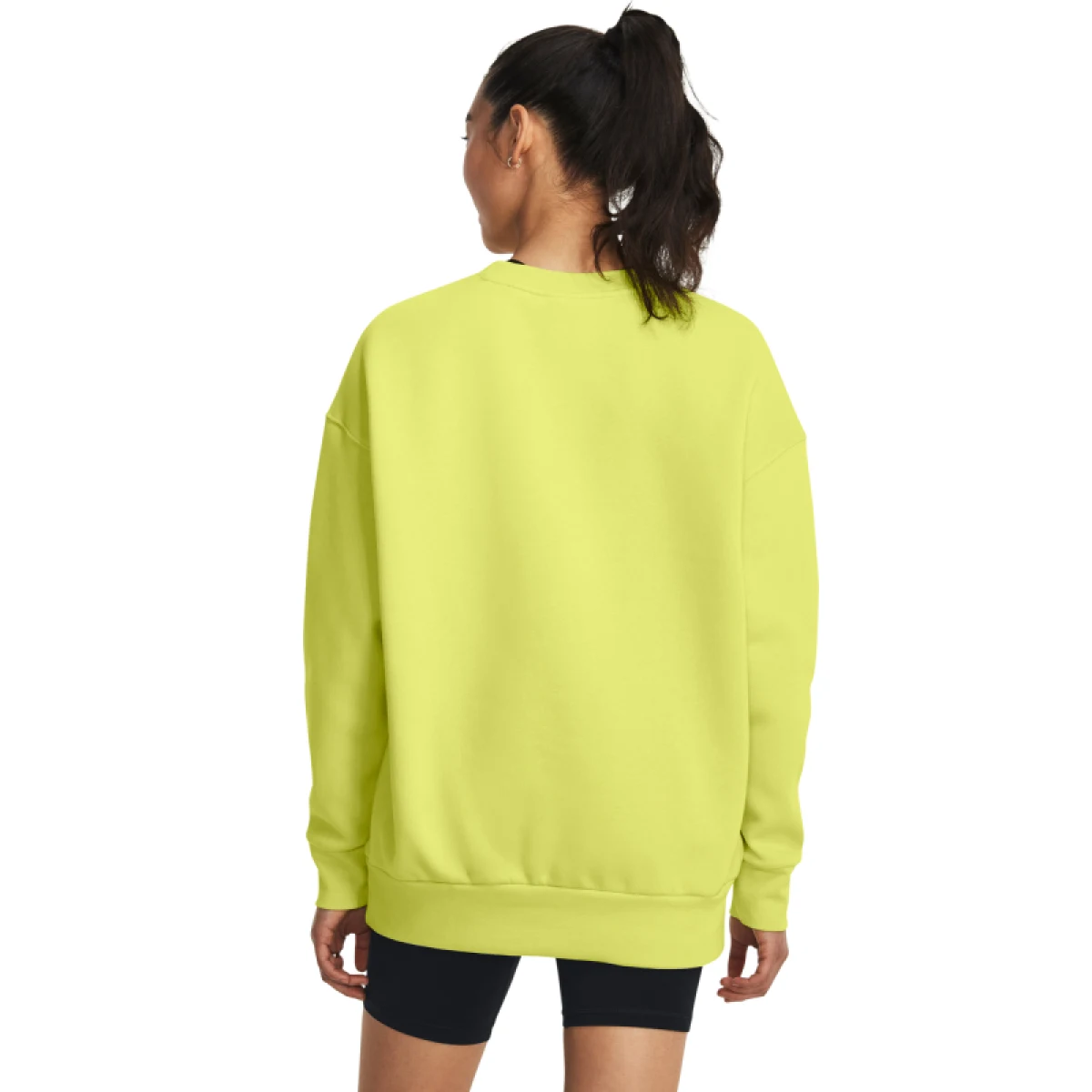 Dámska zateplená mikina UNDER ARMOUR Essential Fleece OS Crew-YLW · záber 2