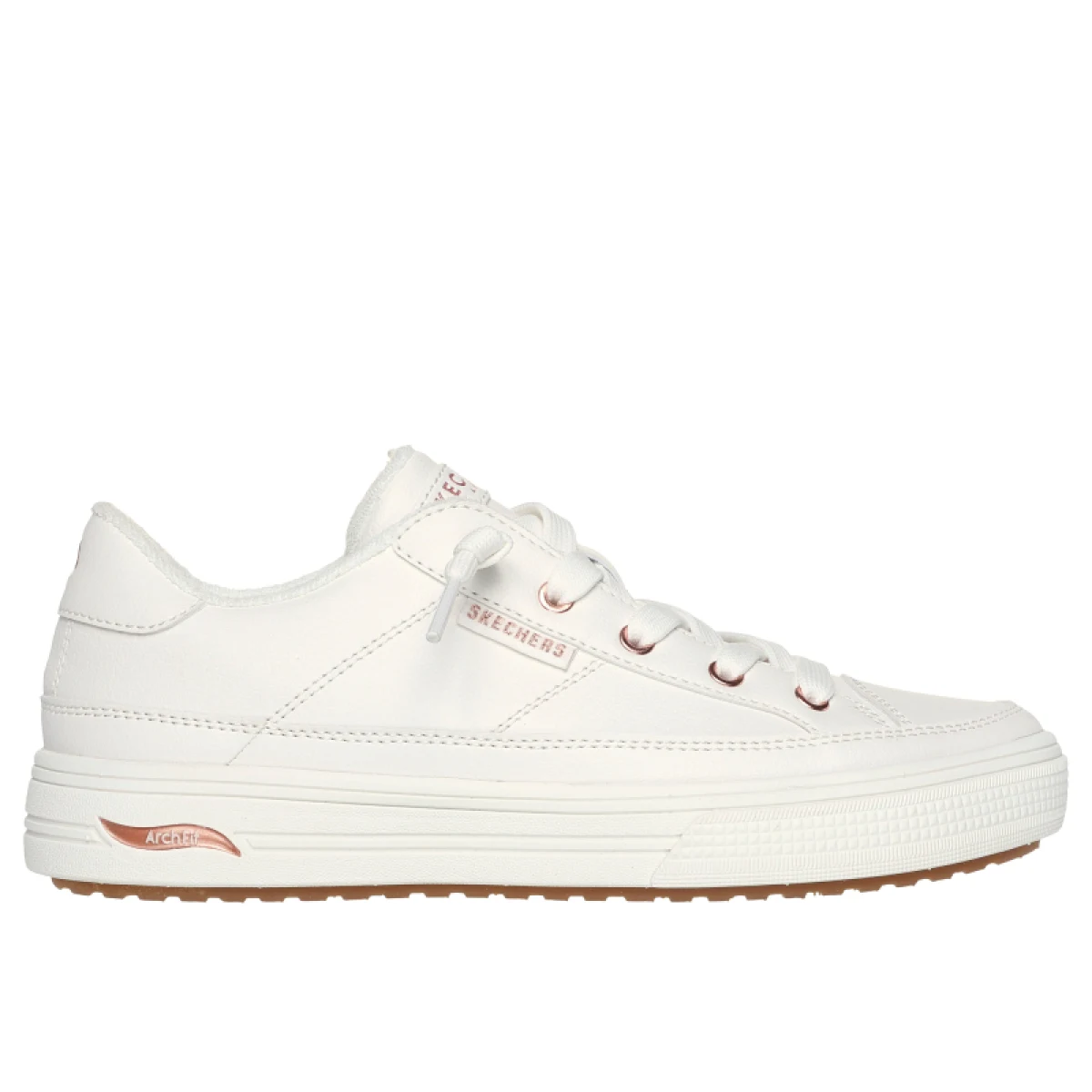 Dámska rekreačná obuv SKECHERS Arch Fit Arcade On My Way W white · záber 2