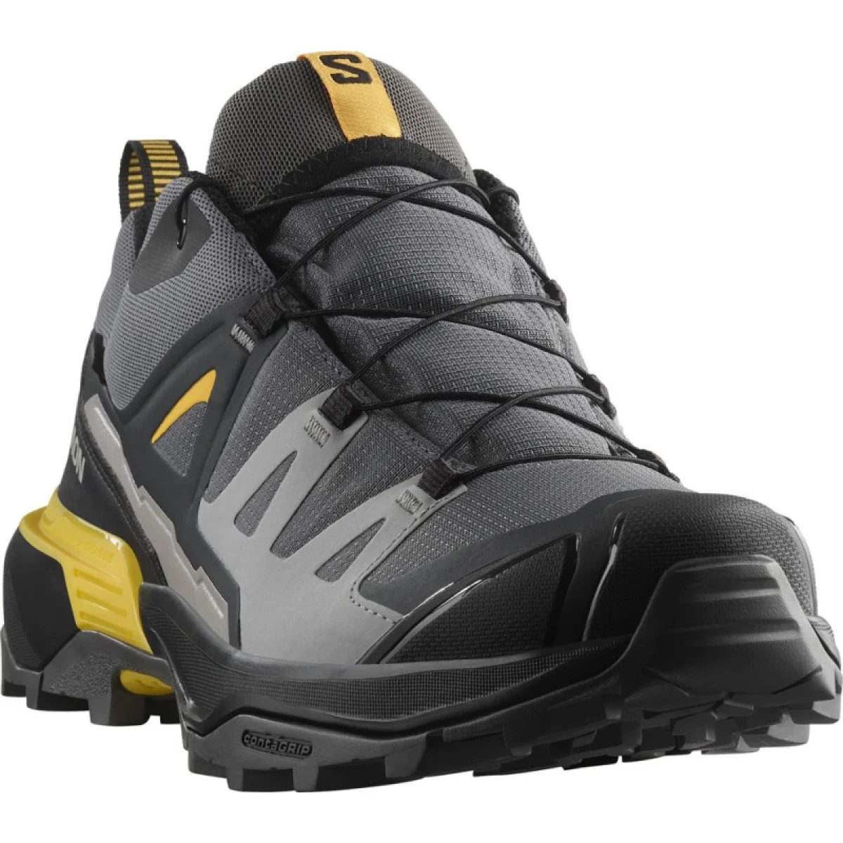 Pánska nízka turistická obuv SALOMON X Ultra 360 GTX M castlerock black spicy mustard · záber 3