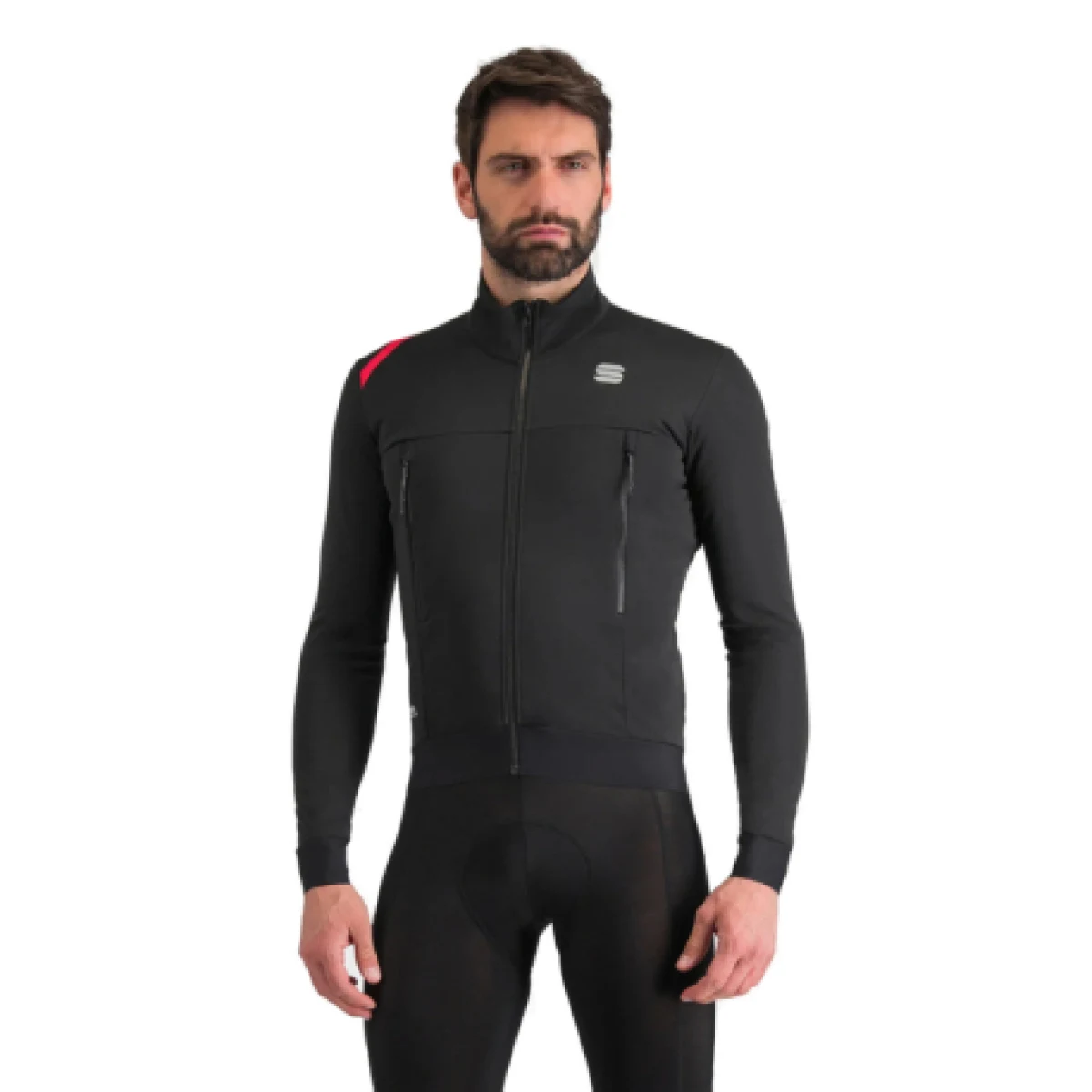 Pánska cyklistická bunda SPORTFUL Fiandre warm jacket, black · záber 1