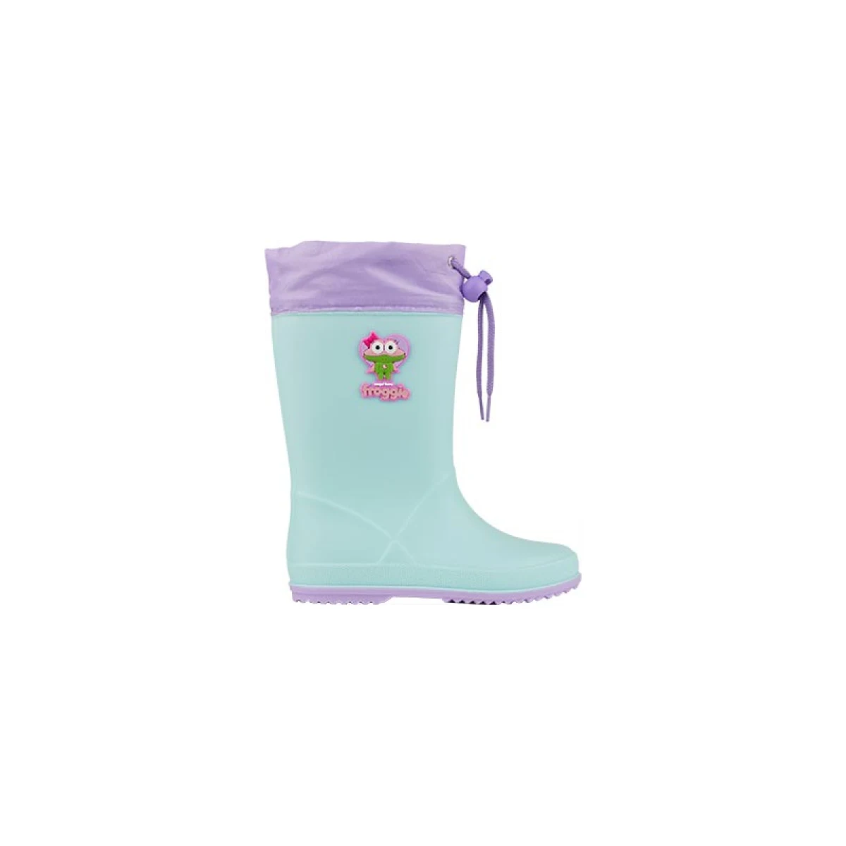 Dievčenské gumáky COQUI Rainy Collar Frog lt. mint lt. lila hero · záber 2