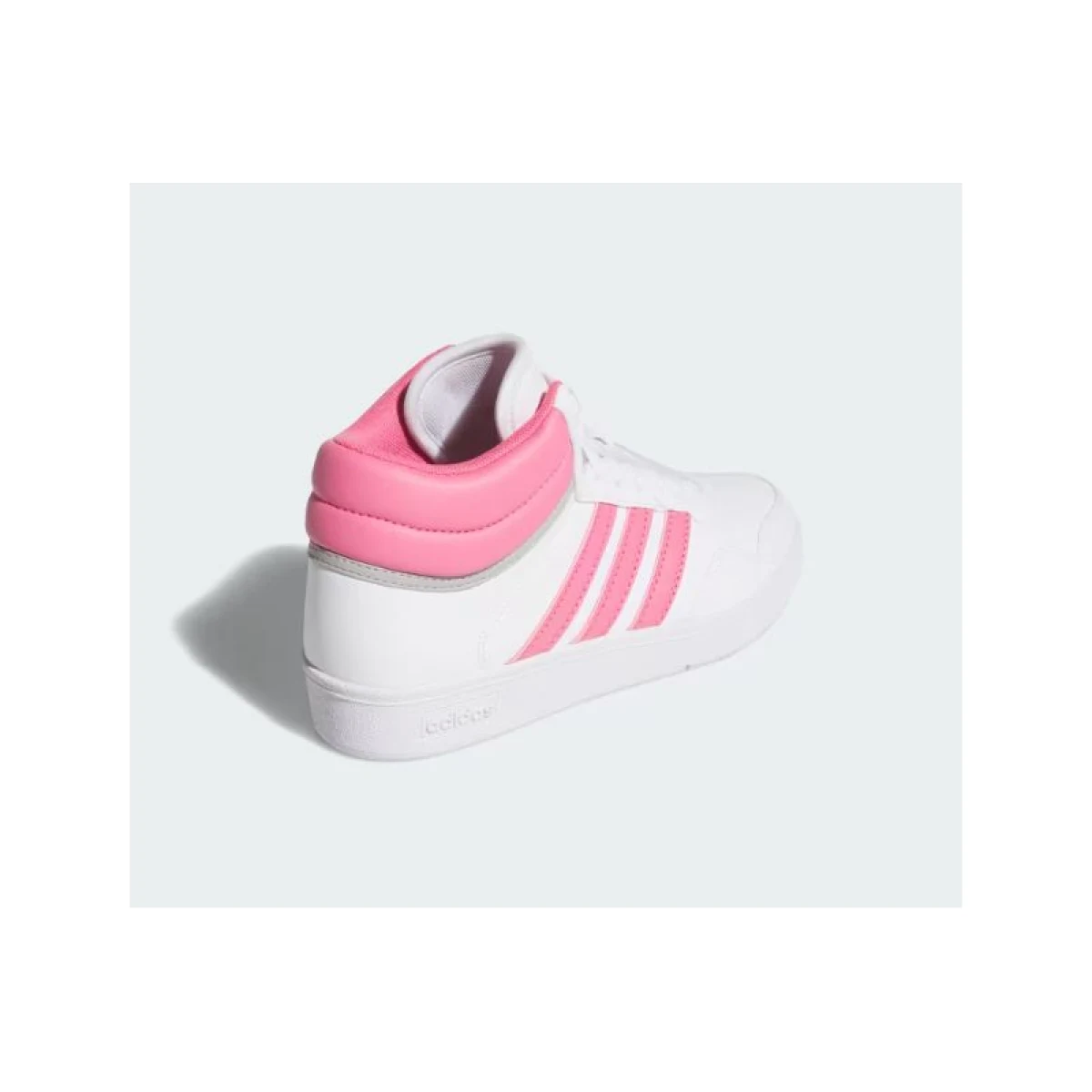 Dievčenská rekreačná obuv ADIDAS Hoops 4.0 Mid Jr cloud white pink fuchsia grey two · záber 5