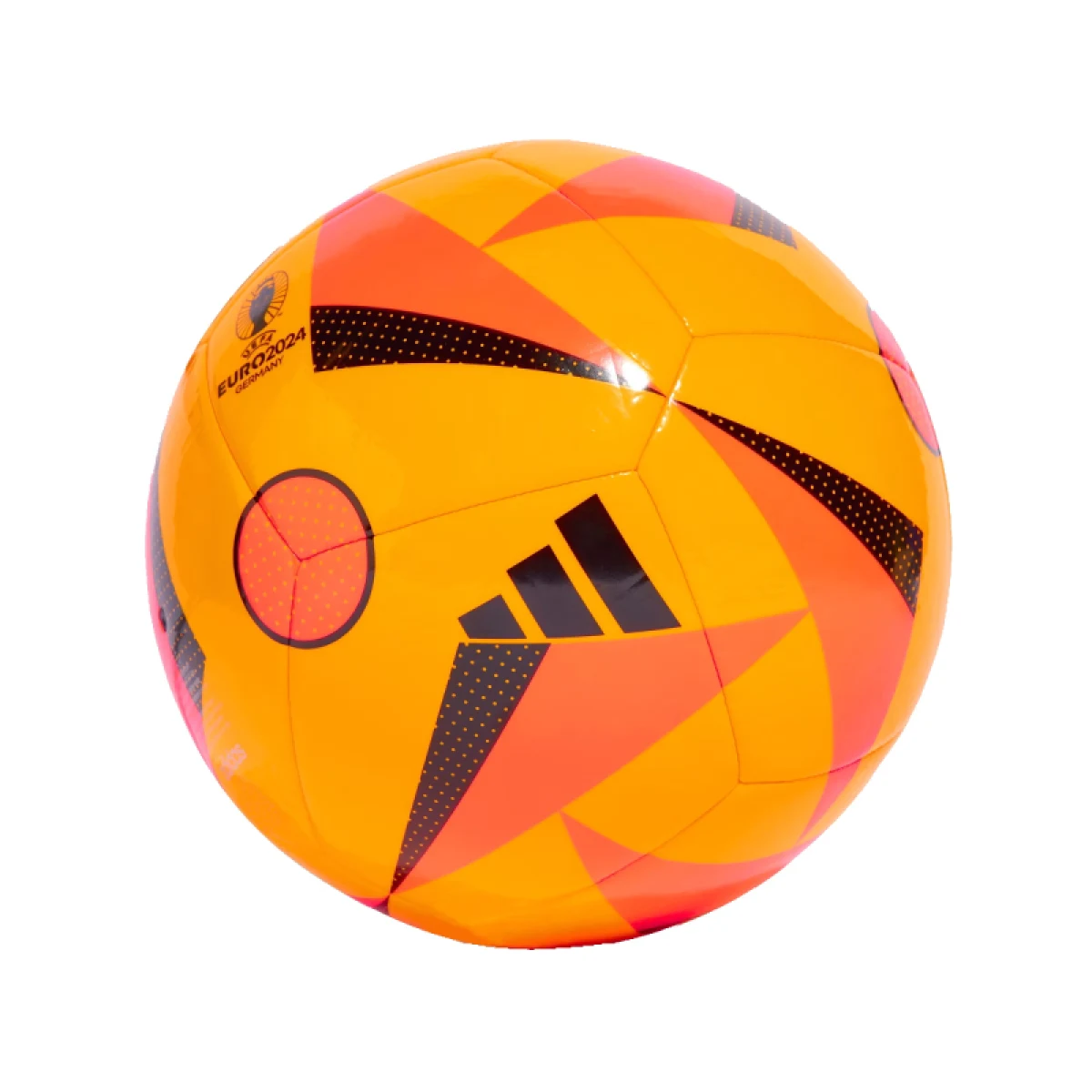 Futbalová lopta ADIDAS EURO24 CLB SOGOLD SOLRED BLACK · záber 2