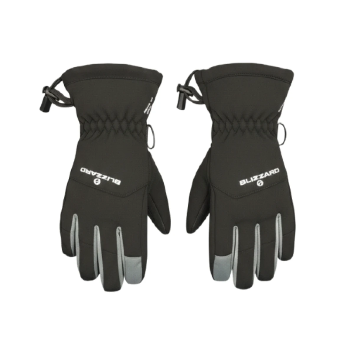Juniorské lyžiarske rukavice BLIZZARD Spark junior ski gloves, black · záber 1