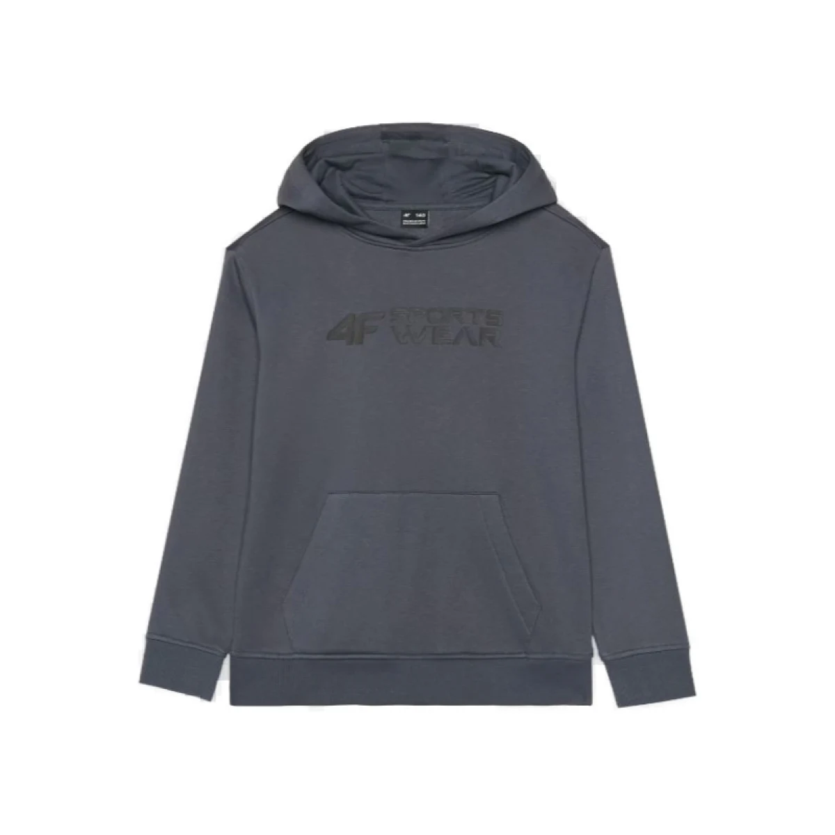 Chlapčenská mikina s kapucňou 4F JUNIOR SWEATSHIRT-JWAW24TSWSM1223-20S-DEEP BLACK · záber 5