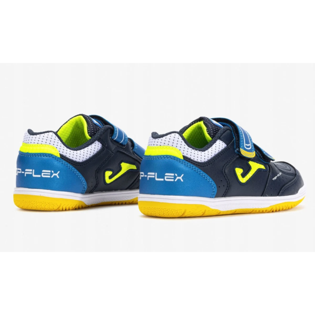 Chlapčenské futbalové kopačky halové JOMA Top Flex 2503 K IC navy blue yellow · záber 3