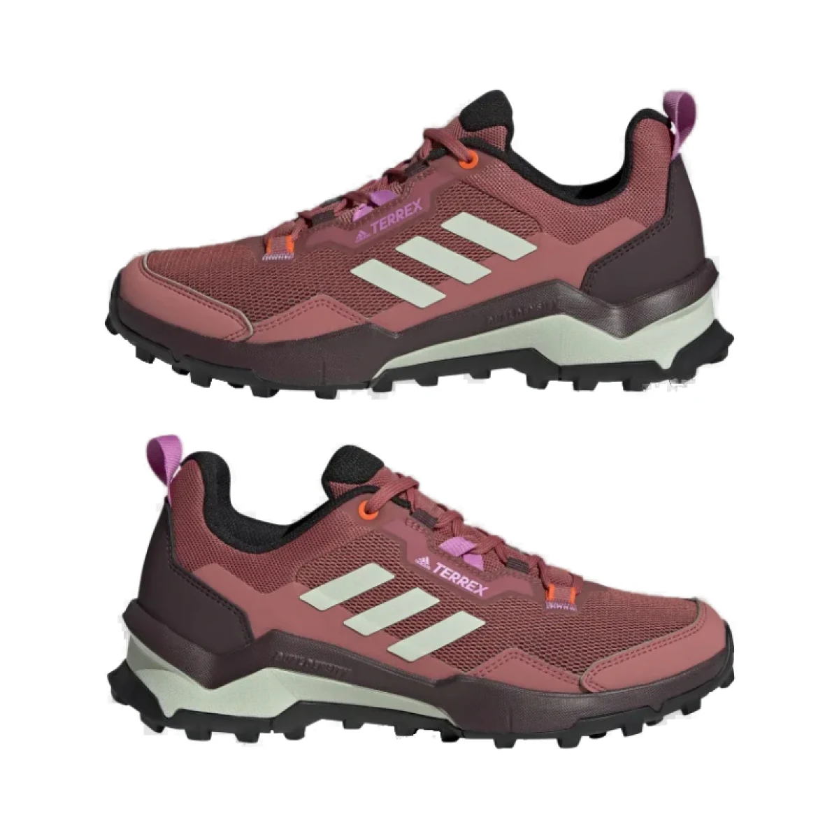 Dámska nízka turistická obuv ADIDAS Terrex AX4 wonder red linen green pulse lilac · záber 5