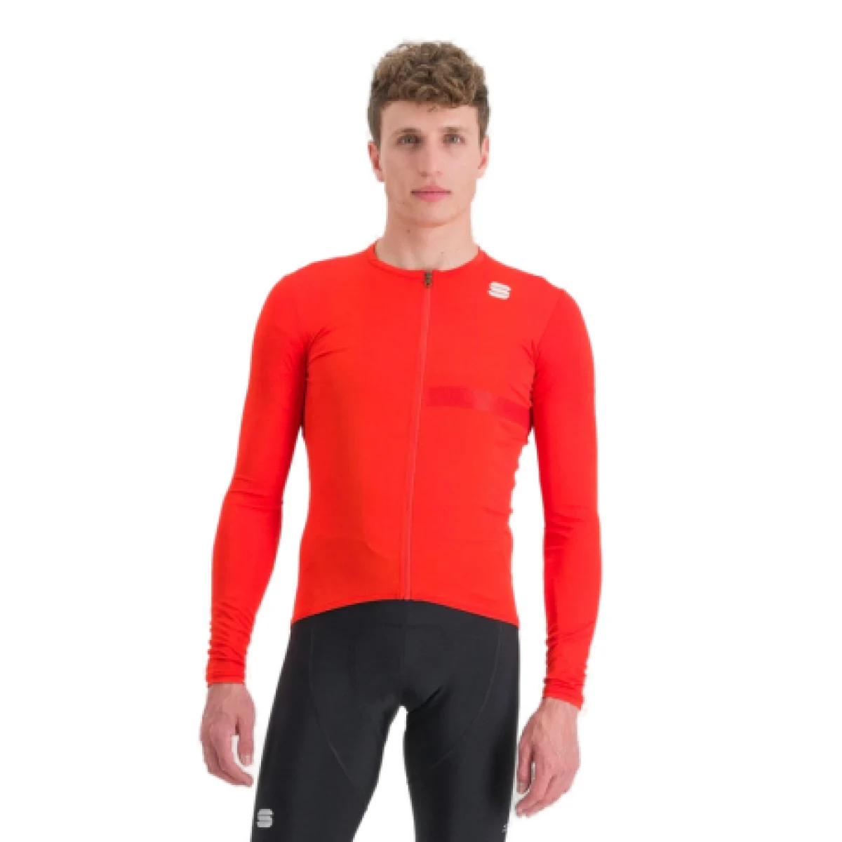 Pánsky cyklistický dres s dlhým rukávom SPORTFUL Matchy long sleeve jersey, chili red · záber 1