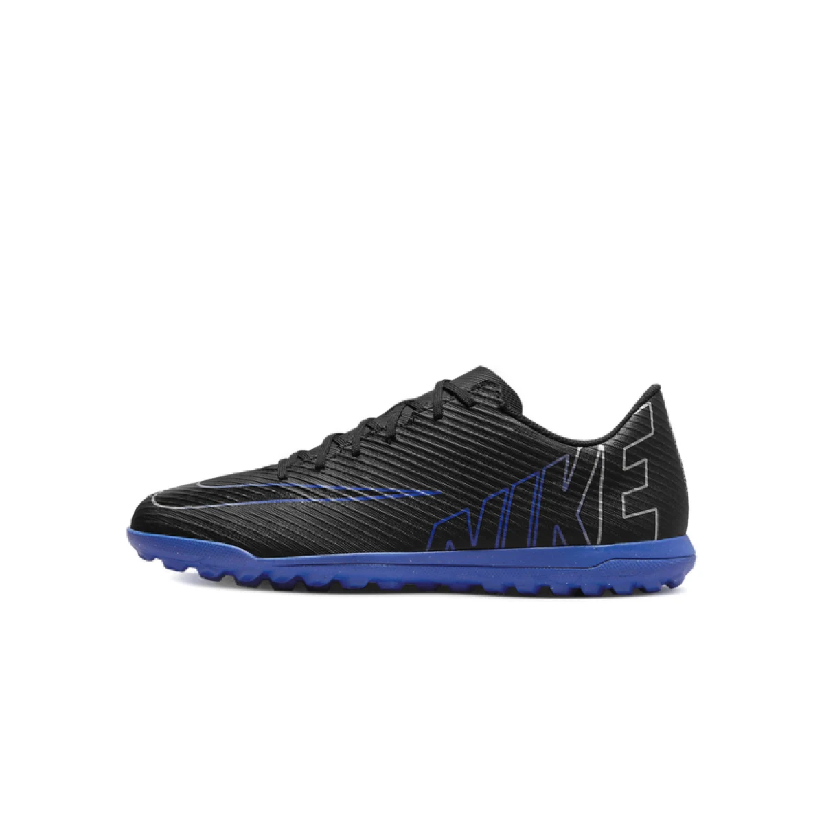 Pánske futbalové kopačky turfy NIKE Mercurial Vapor 15 Club M TF black hyper royal chrome · záber 2