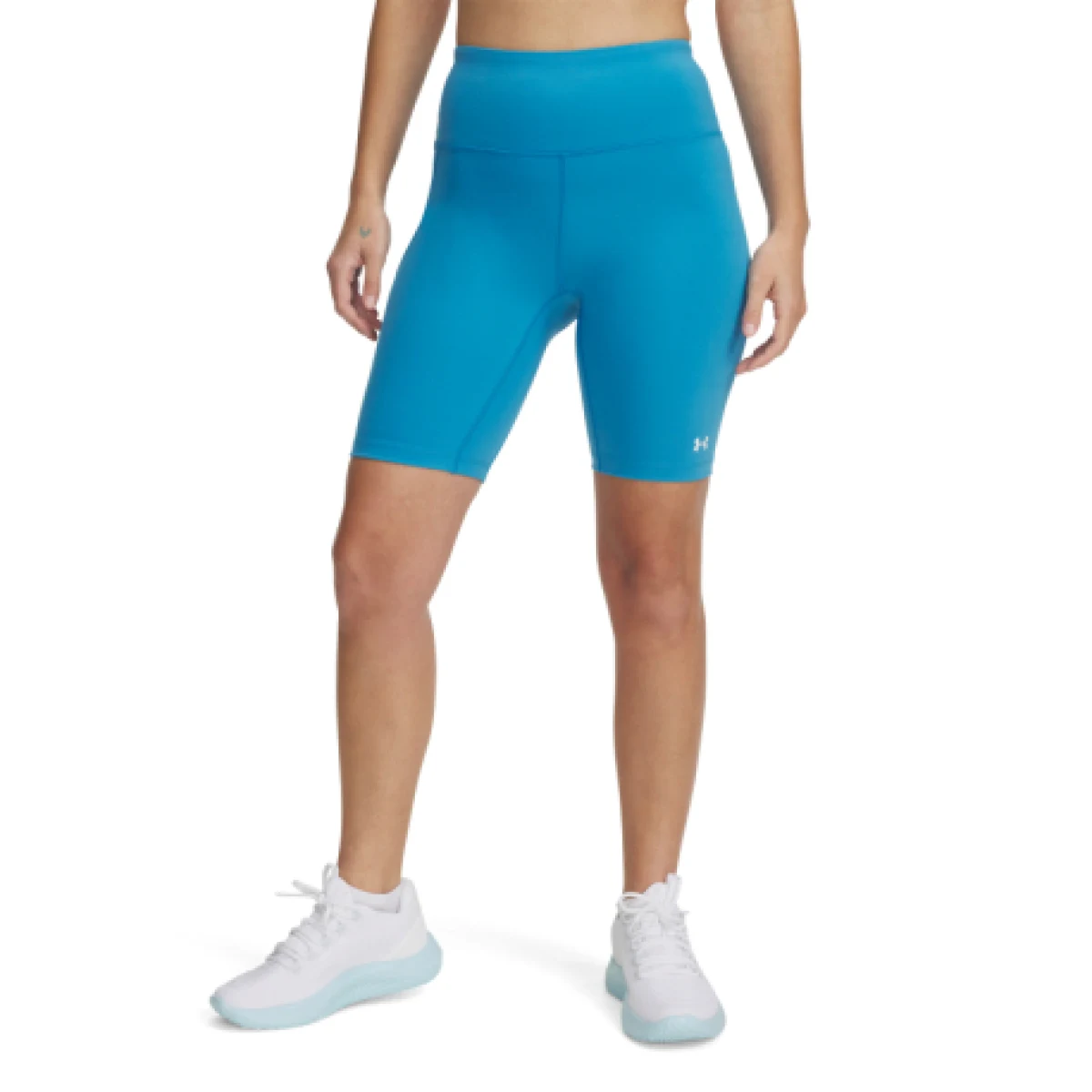 Dámske tréningové kraťasy UNDER ARMOUR Motion Bike Short EMEA-BLU · záber 1