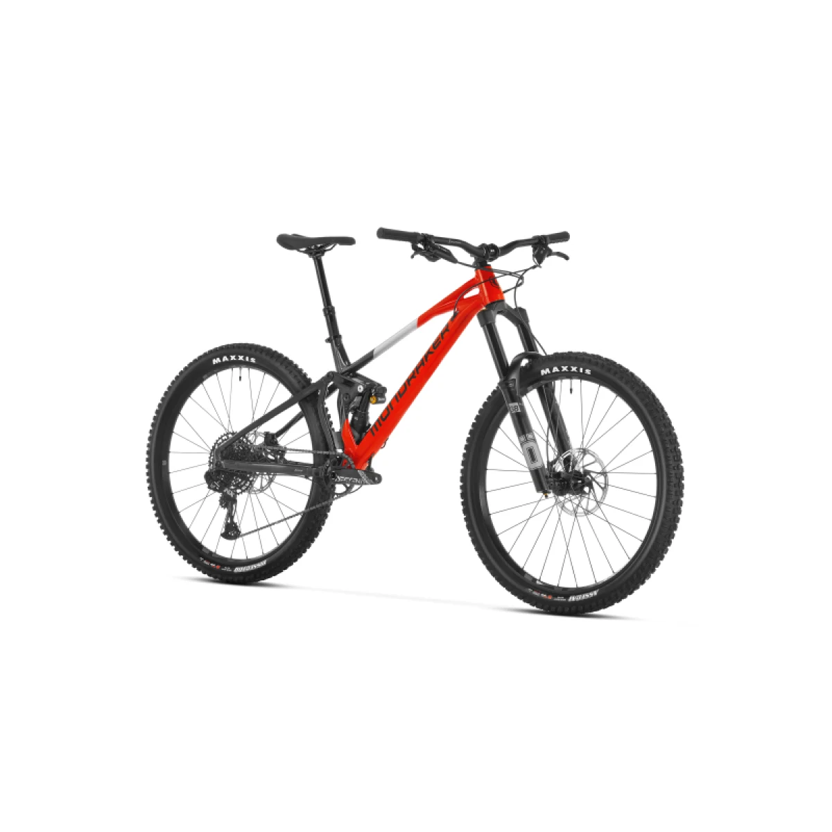 Horský bicykel MONDRAKER Superfoxy R, flame red vortex grey racing silver · záber 2