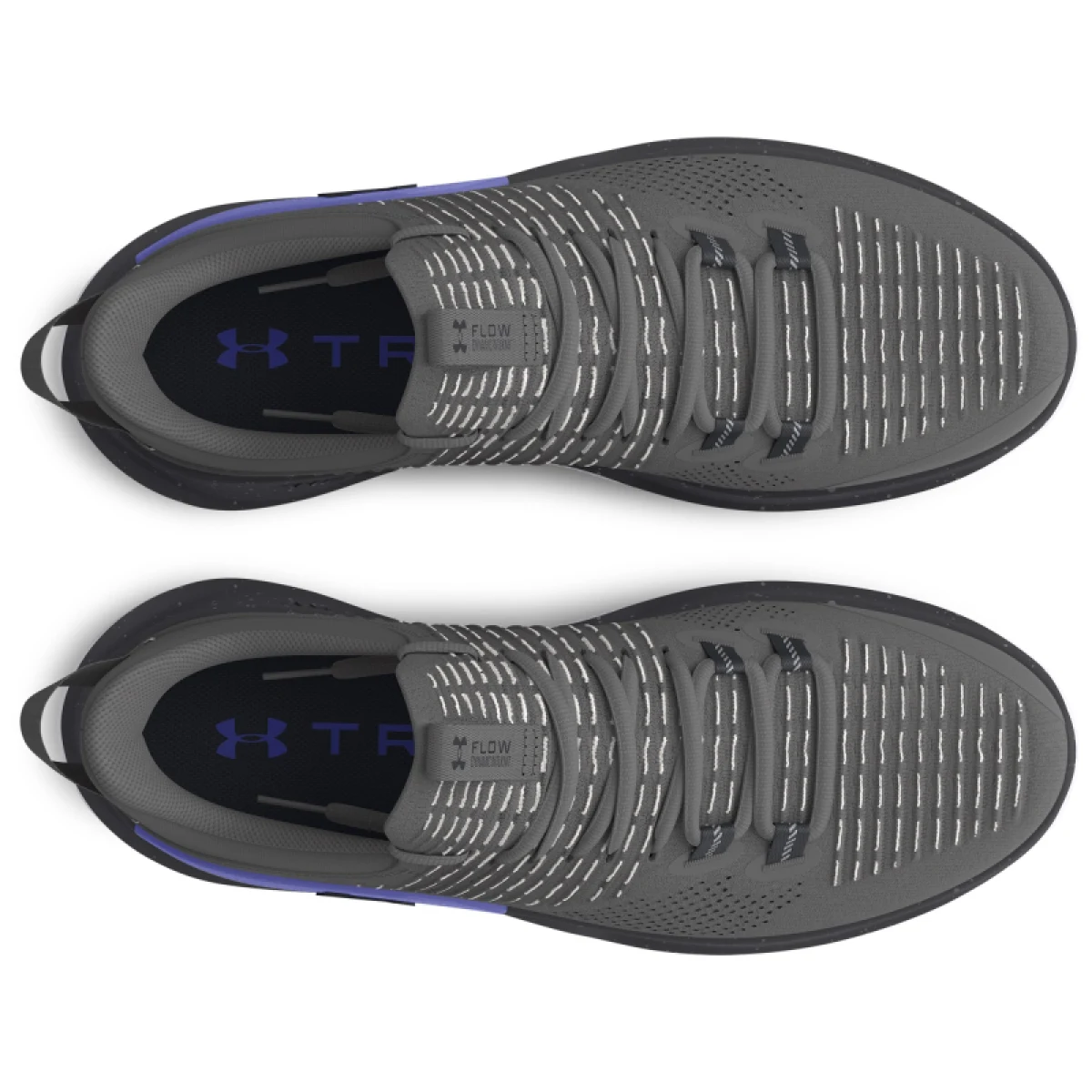 Pánska bežecká obuv UNDER ARMOUR UA Flow Dynamic INTLKNT castlerock mod gray black · záber 4