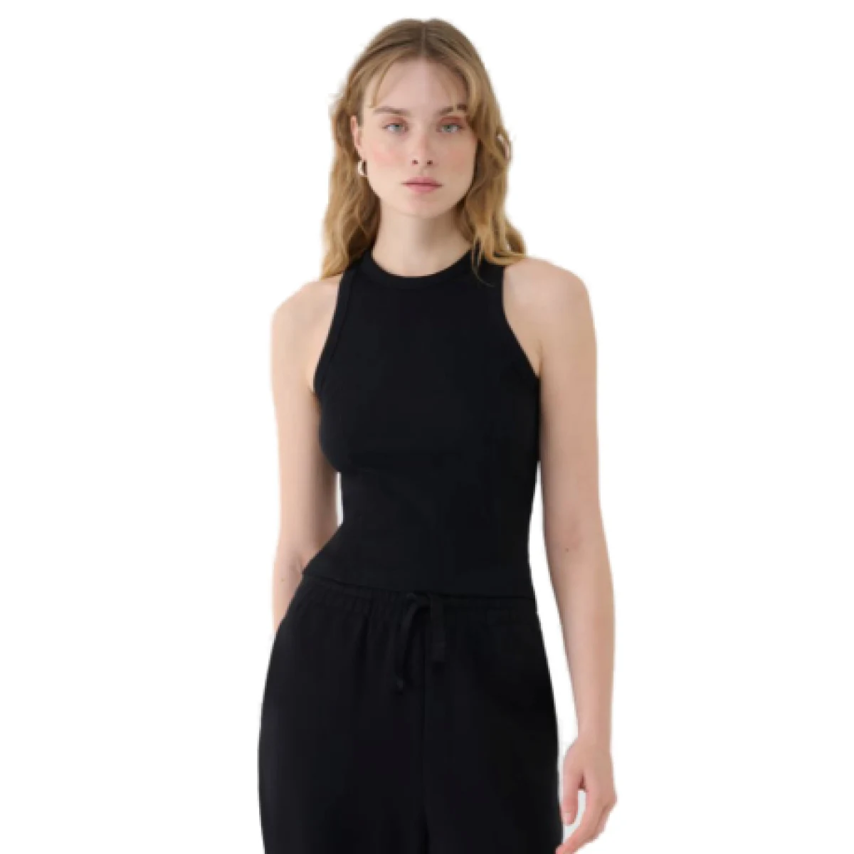 Dámske tielko 4F SLEEVELESS F119-20S-DEEP BLACK · záber 1