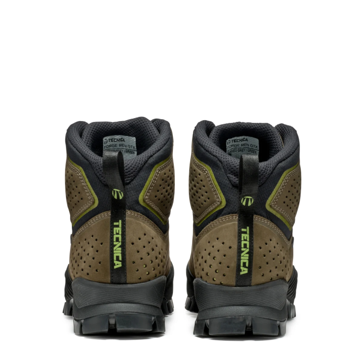 Pánska vysoká turistická celokožená obuv TECNICA Forge 2.0 GTX Ms, turned grey green · záber 5
