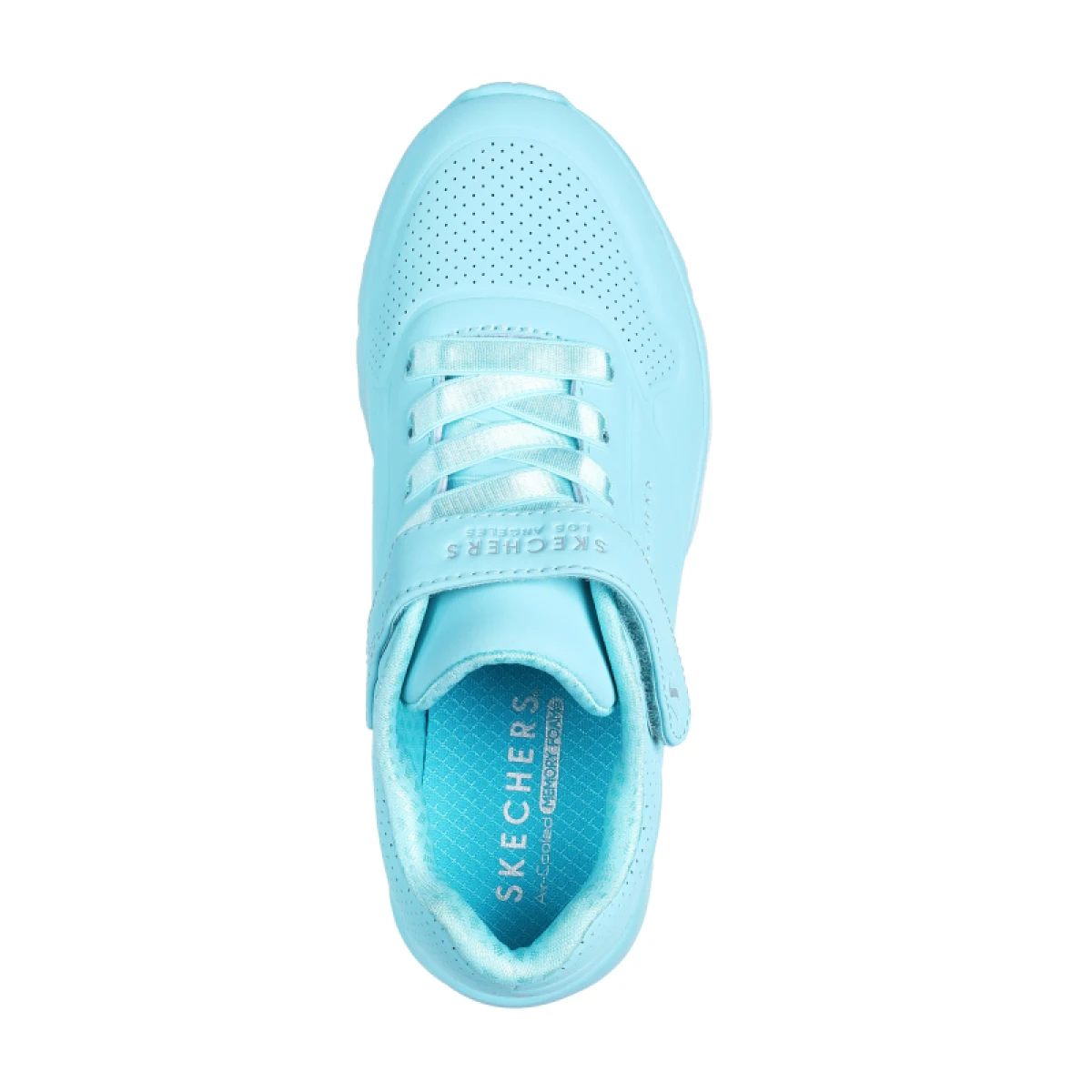 Dievčenská rekreačná obuv SKECHERS Uno Lite K turquise · záber 4