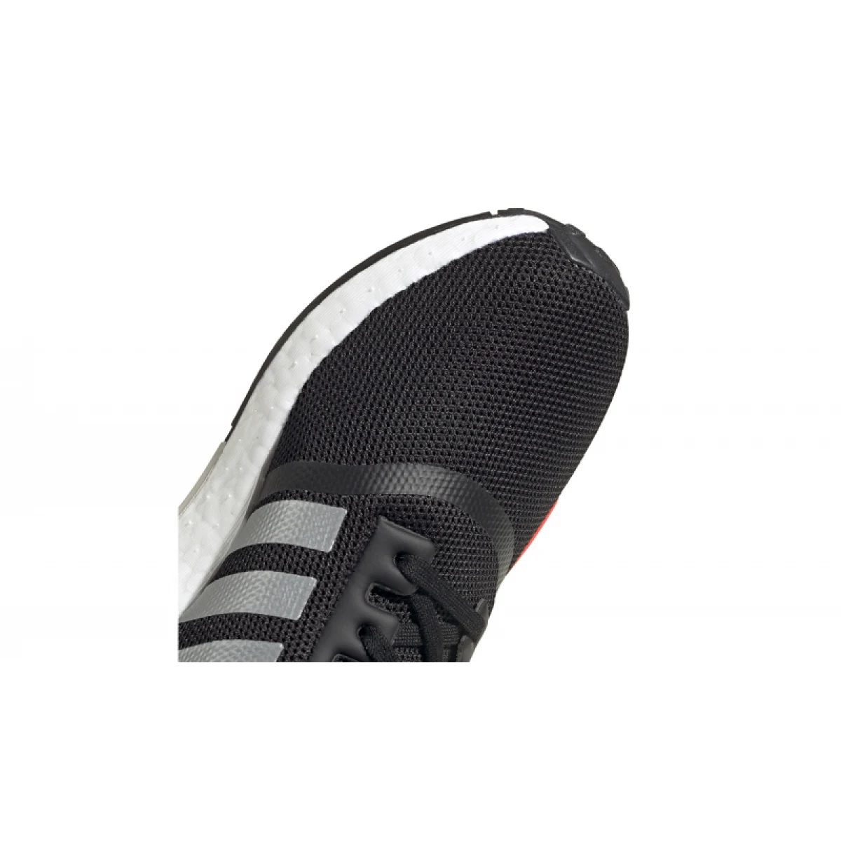 Juniorská rekreačná obuv ADIDAS ORIGINALS NMD_R1 core JR black silver metallic solar red · záber 5
