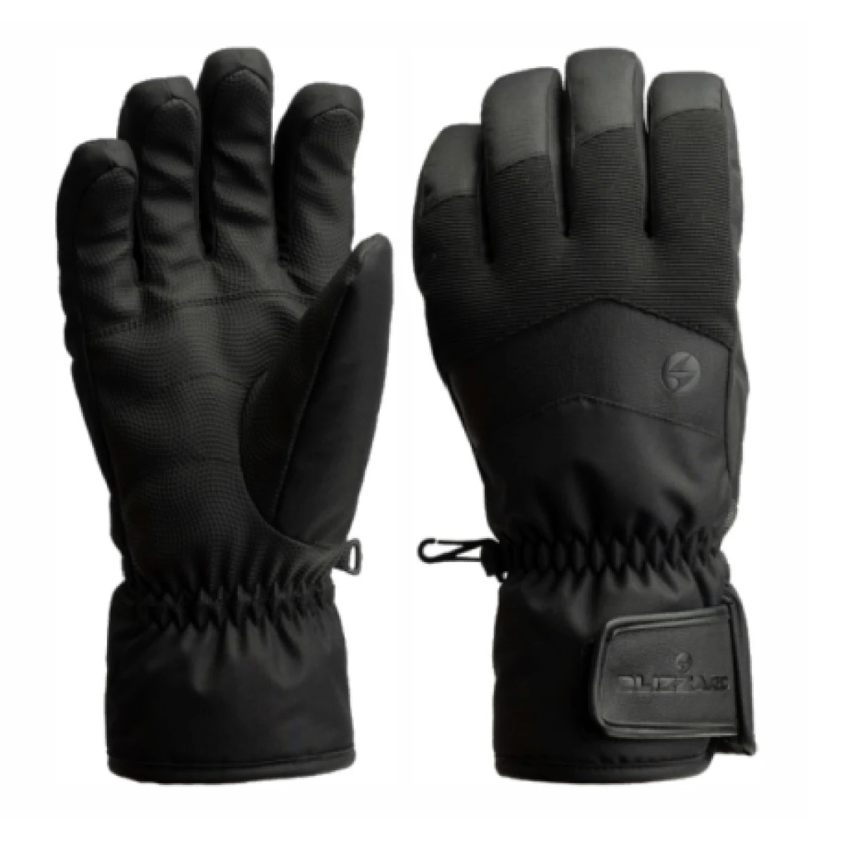 Lyžiarske rukavice BLIZZARD Guide ski gloves, black · záber 1