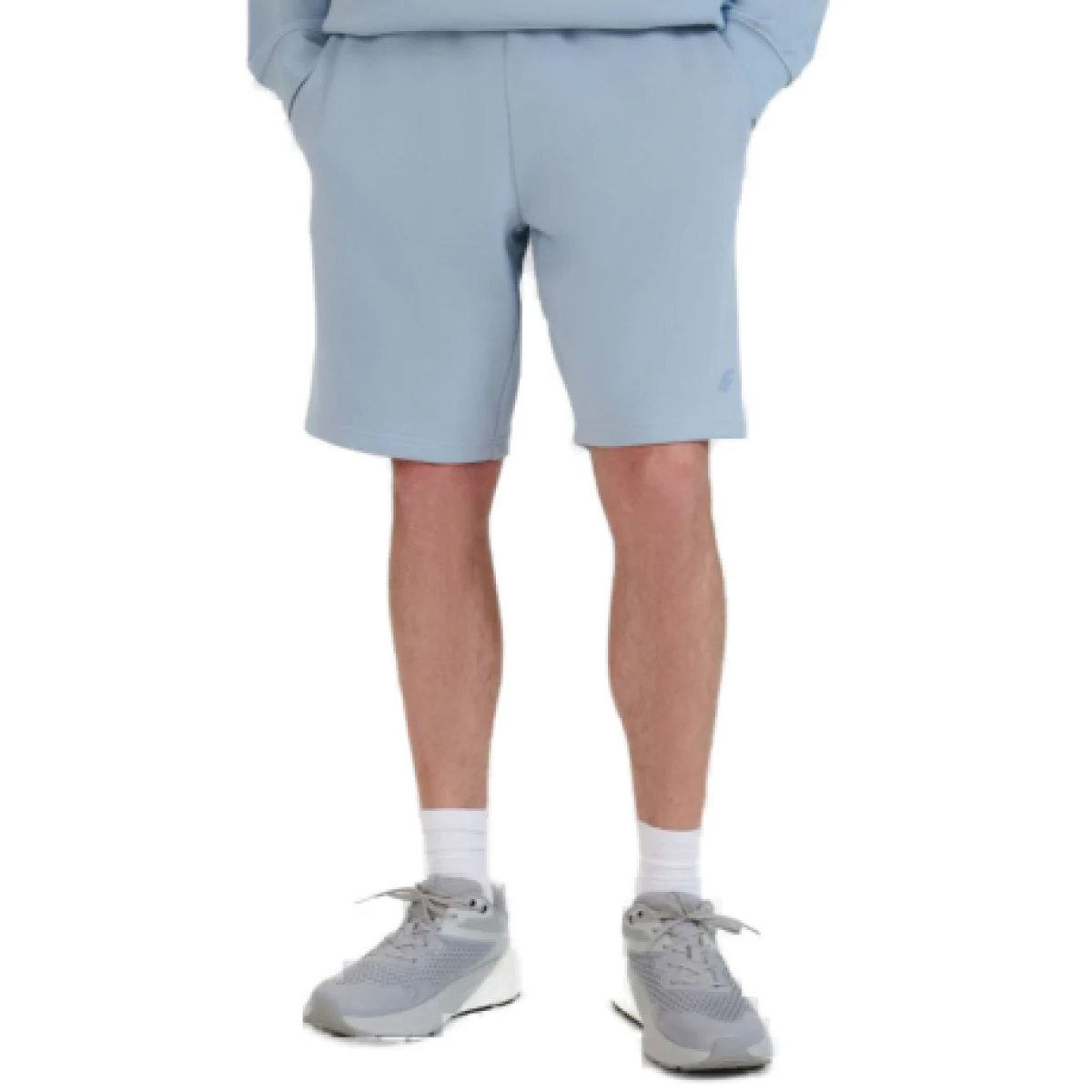 Pánske teplákové kraťasy 4F SHORTS CAS M571-34S-LIGHT BLUE · záber 1