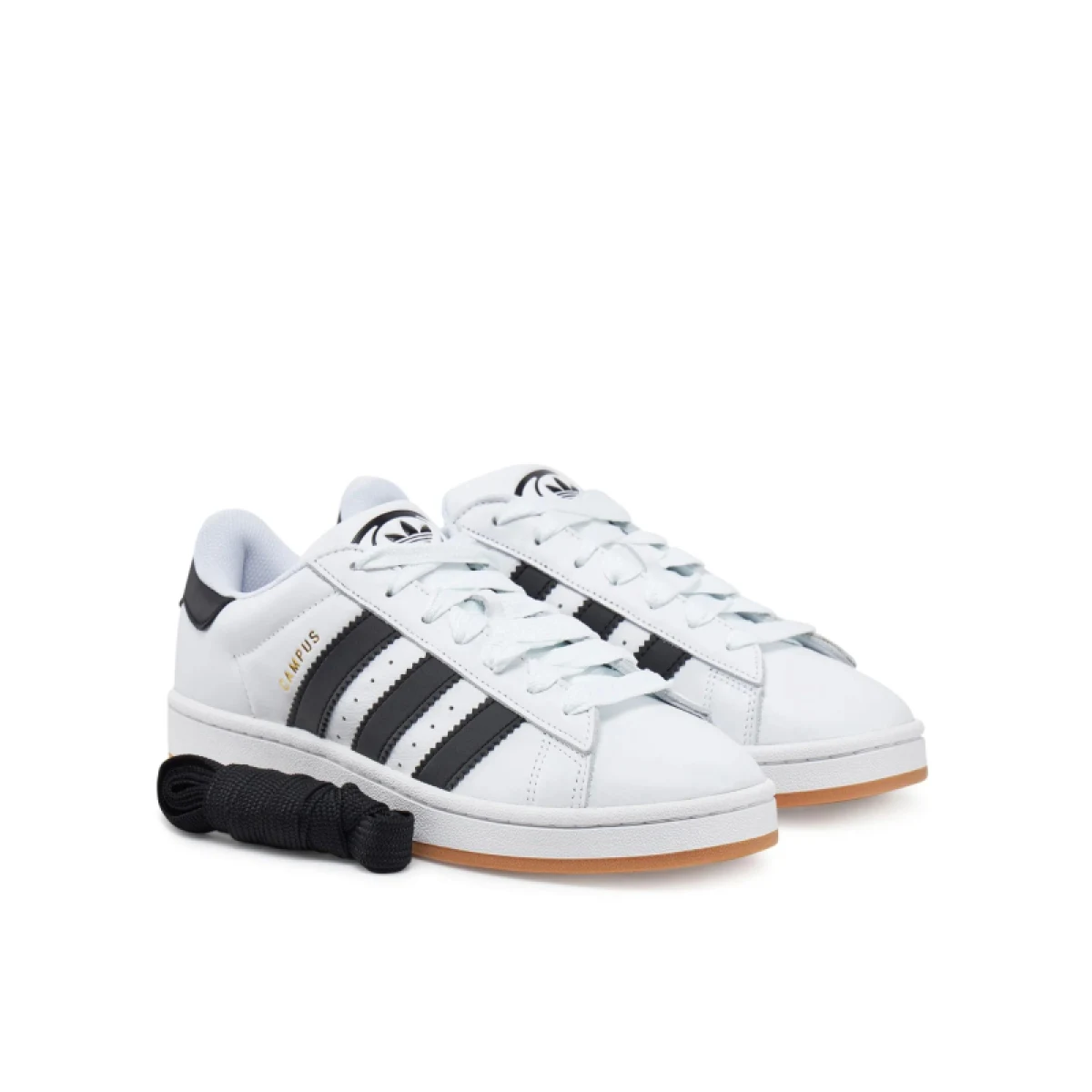 Pánska vychádzková obuv ADIDAS ORIGINALS Campus 00s cloud white core black core black · záber 3