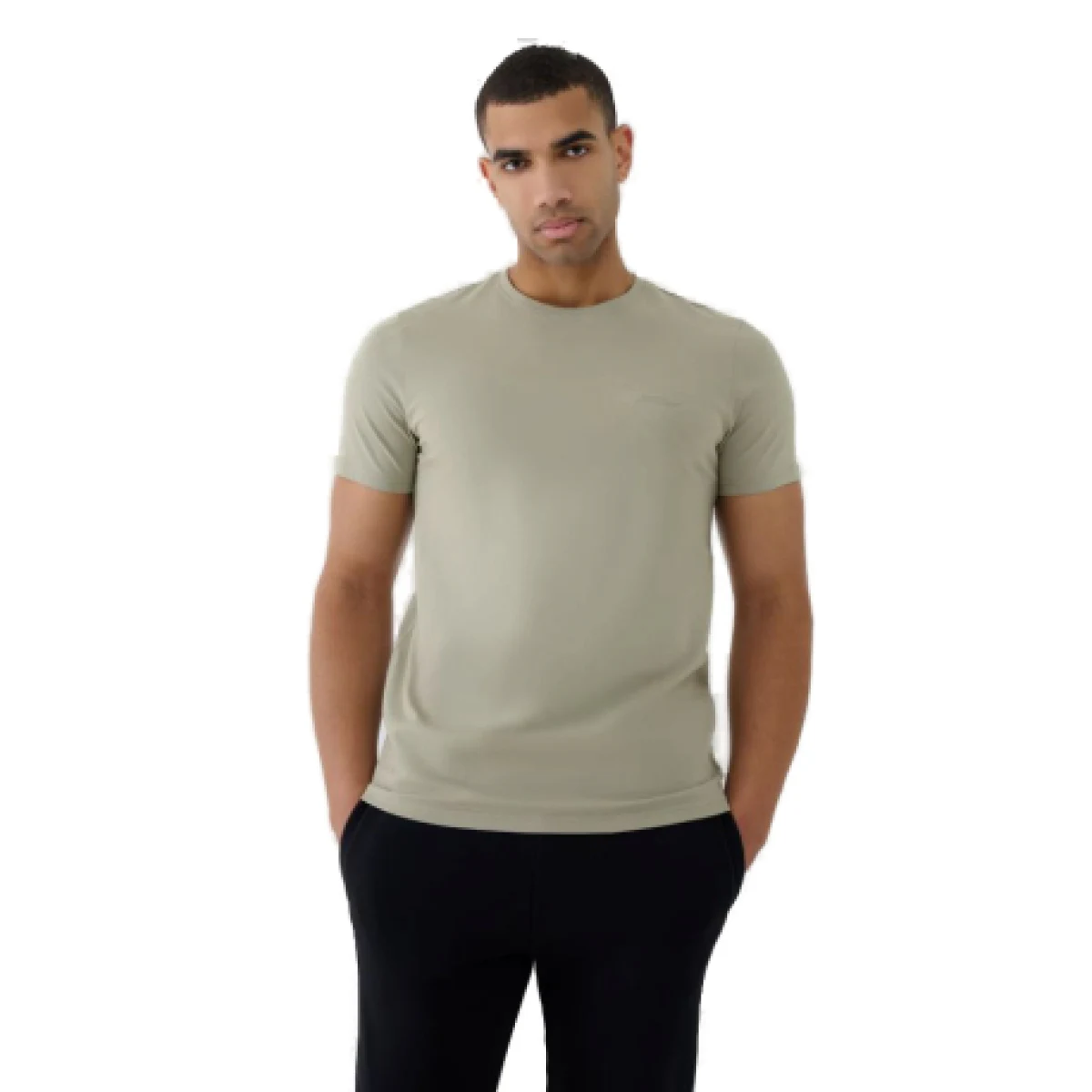 Pánske tričko s krátkym rukávom 4F TSHIRT M2003-44S-OLIVE · záber 1