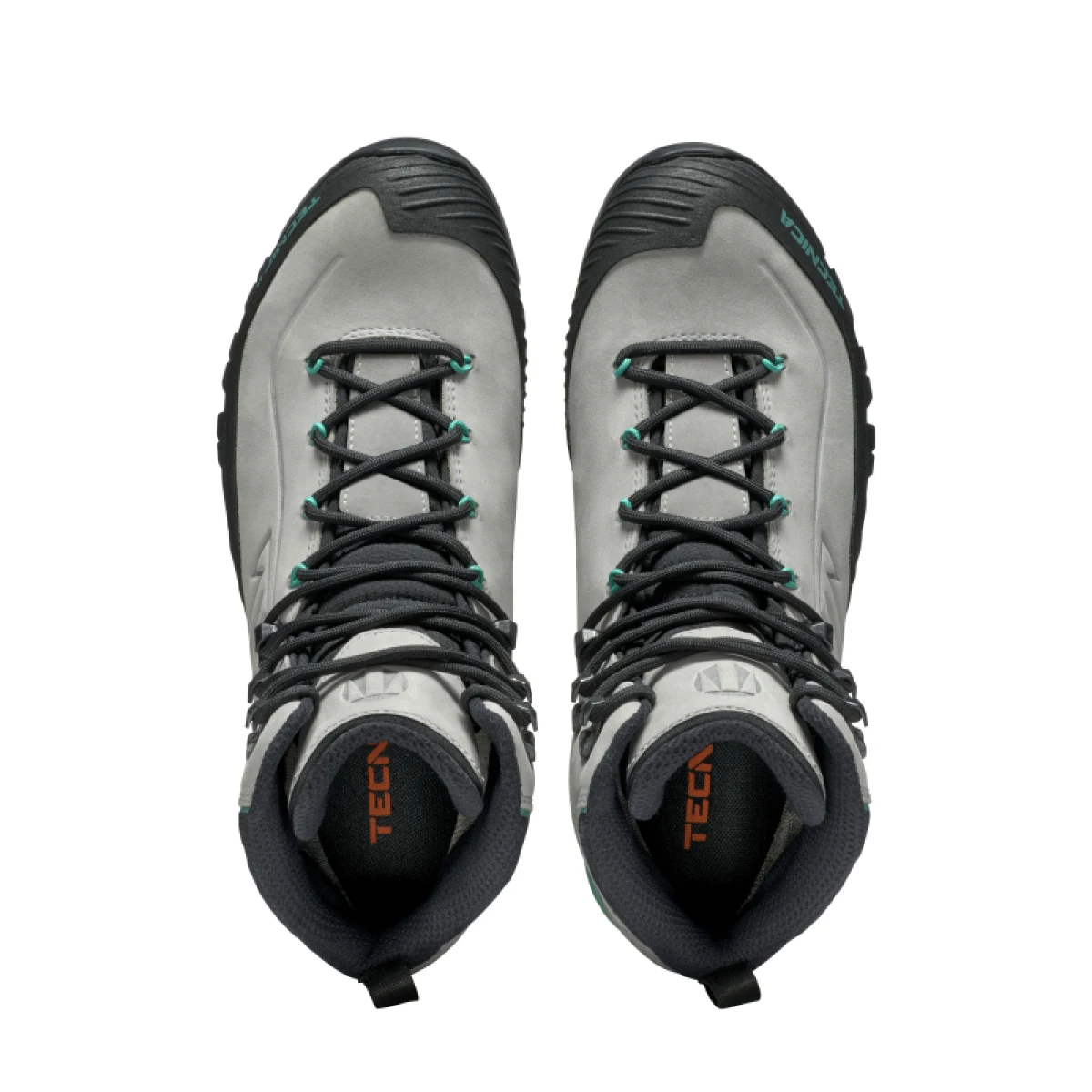 Dámska vysoká turistická celokožená obuv TECNICA Forge 2.0 GTX Ws, soft grey light petrol · záber 5